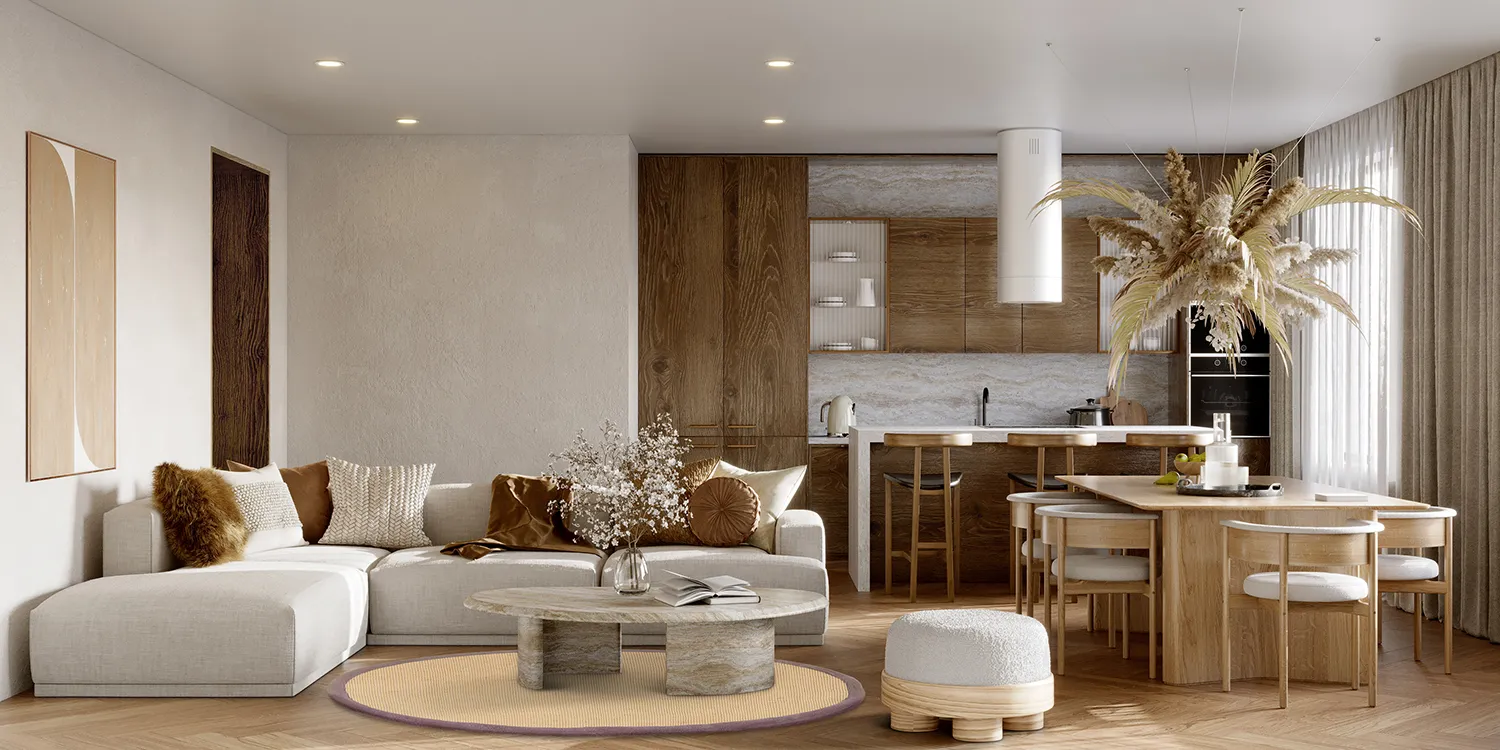 Ronde vloerkleden (sisal) - Agave (natuur/bruin)