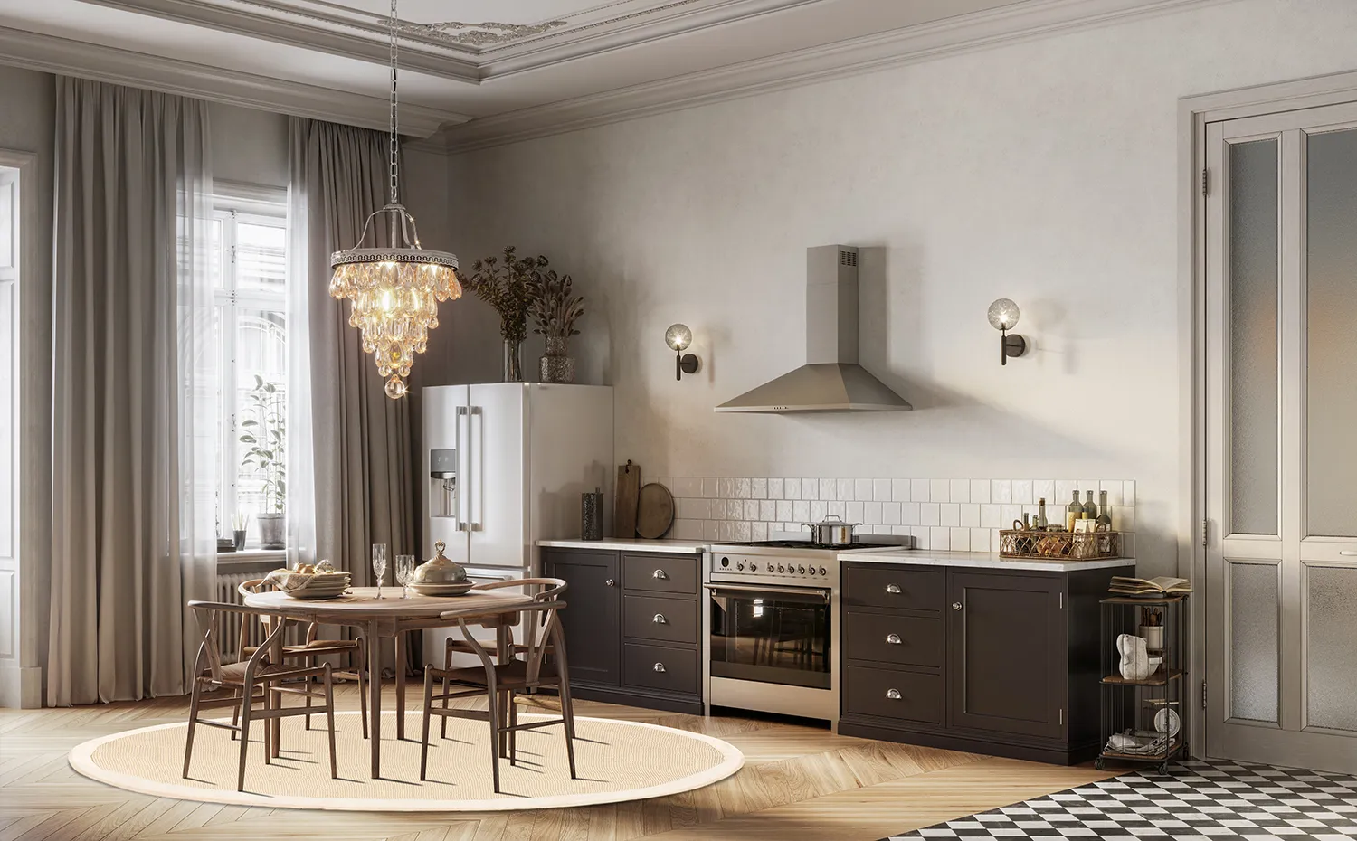 Ronde vloerkleden (sisal) - Agave (ivoor)