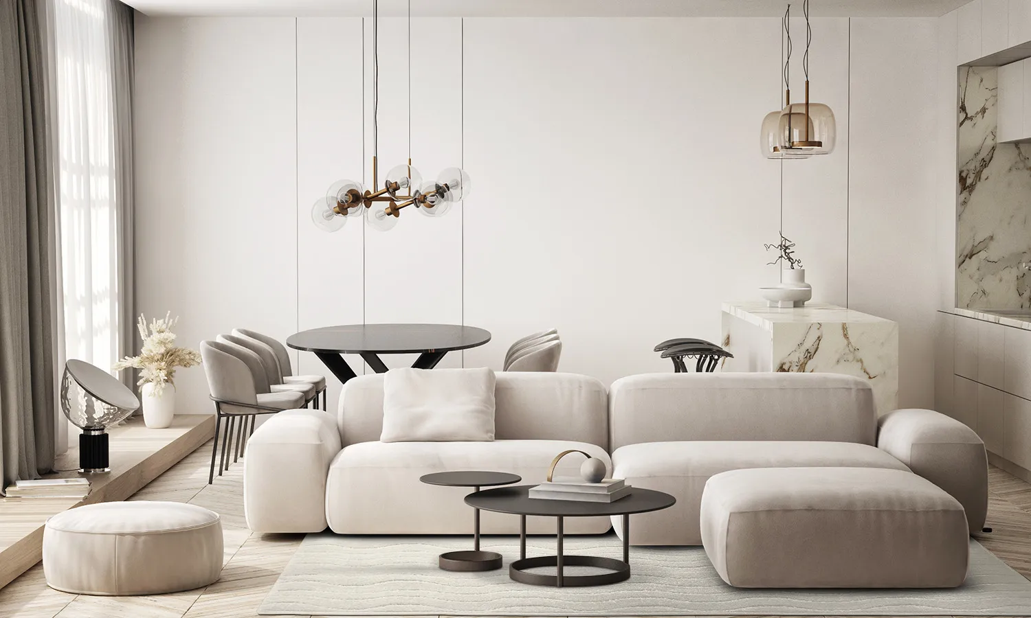 Shaggy Indoor-Outdoor - Baltimore (cream)