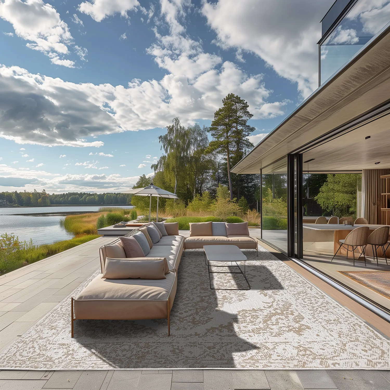 Vloerkleden voor binnen en buiten - Boyd (beige)