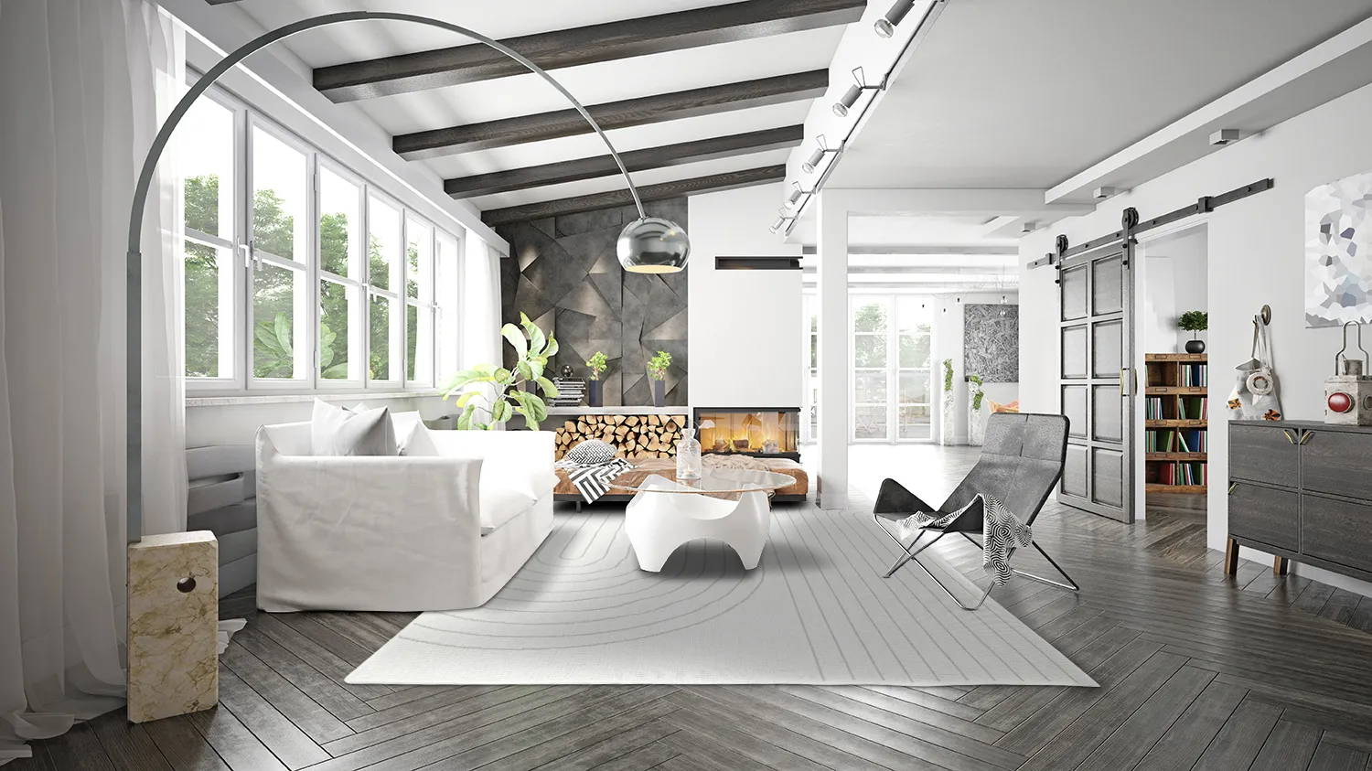 Vloerkleden voor binnen en buiten - Gordo (grijs)