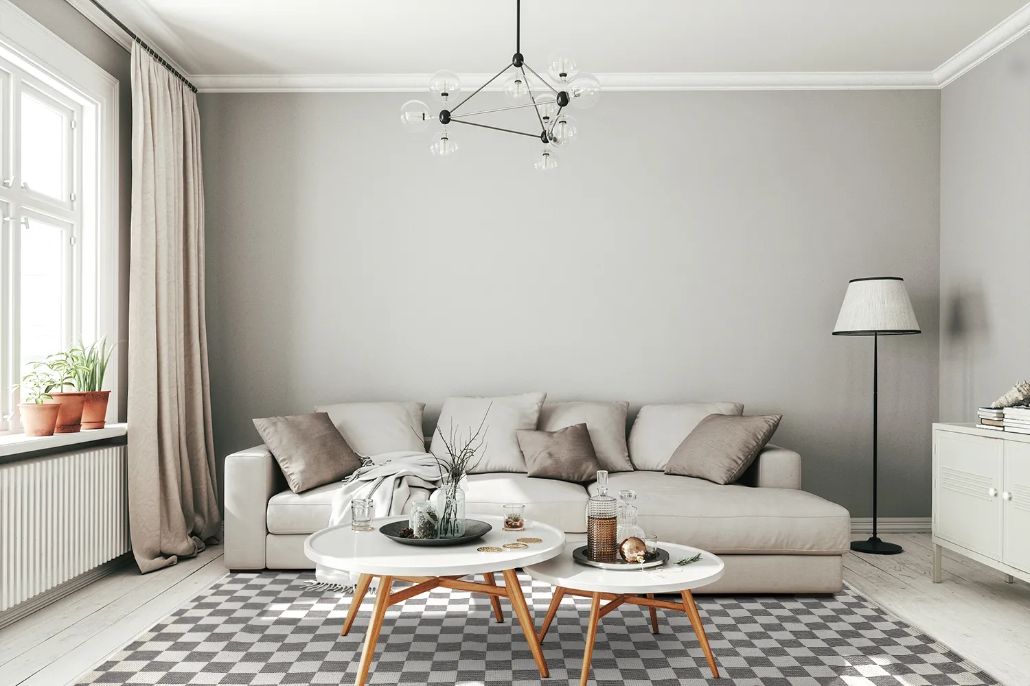 Vloerkleden voor binnen en buiten - Lucida (zwart)