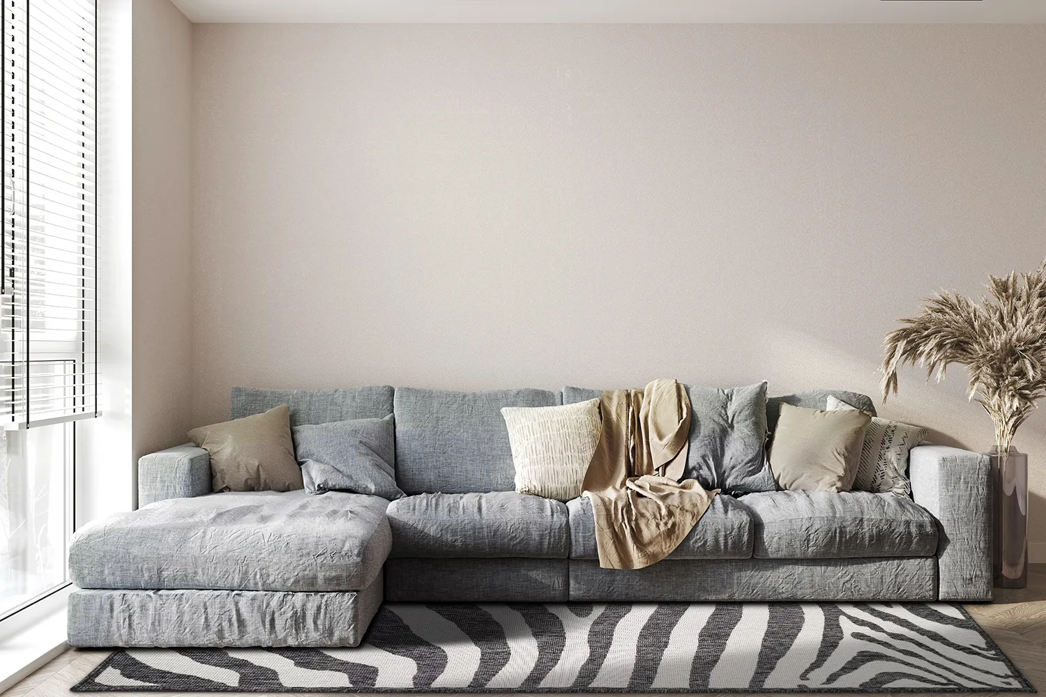 Vloerkleden voor binnen en buiten - Winona (zwart)