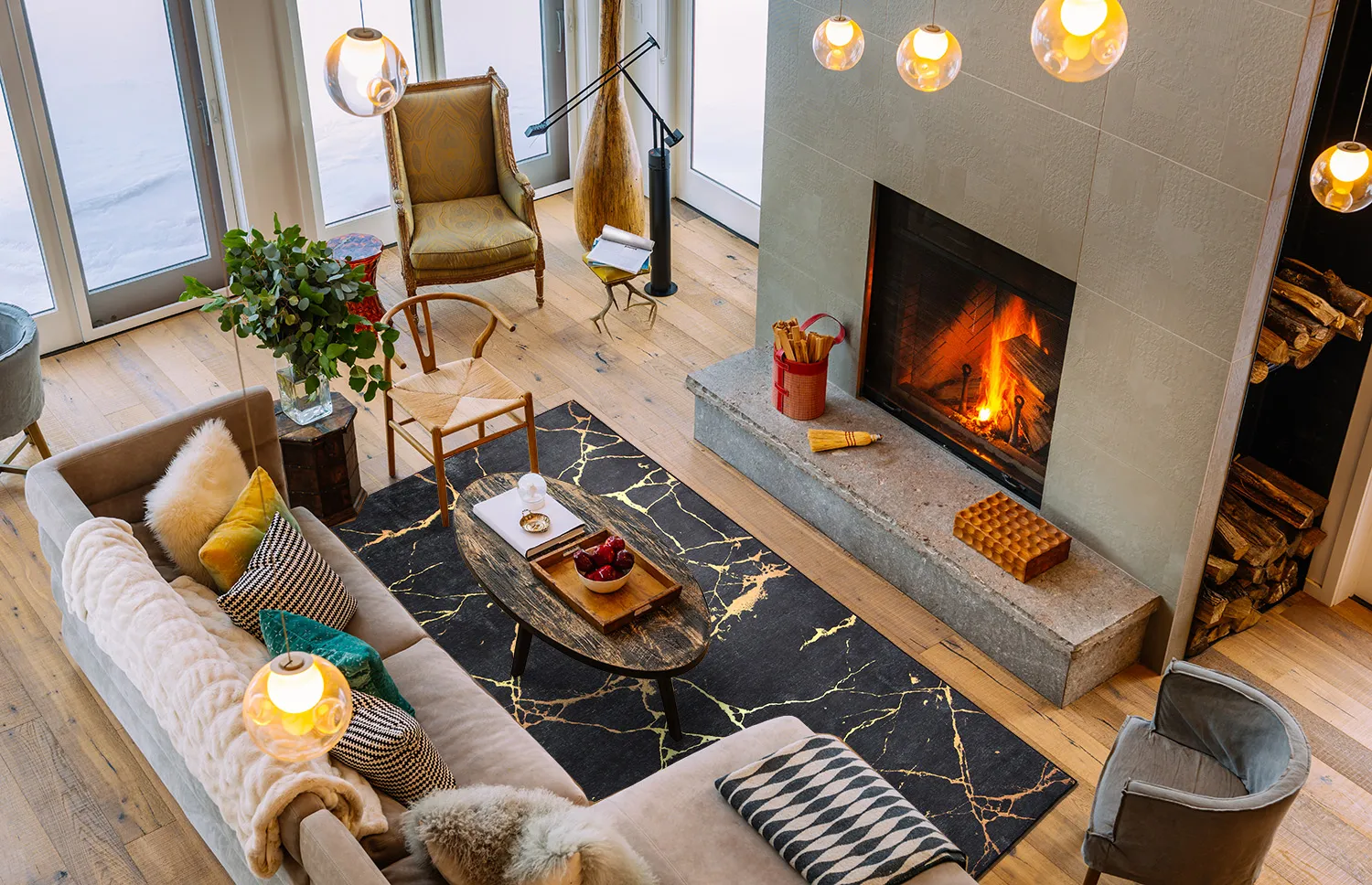 Wilton - Vieste (zwart/goud)