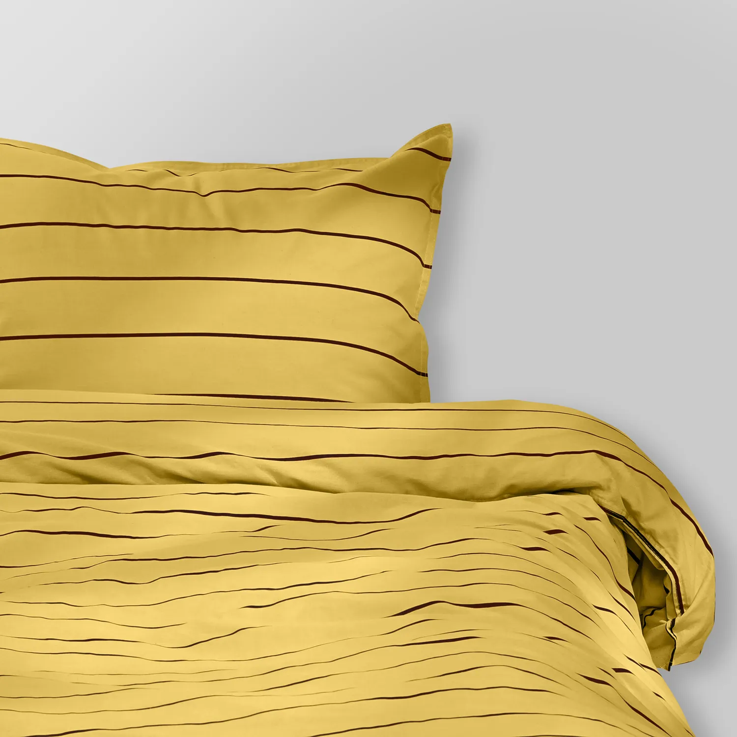 Dekbedovertrekset - Isadora (mosterd)