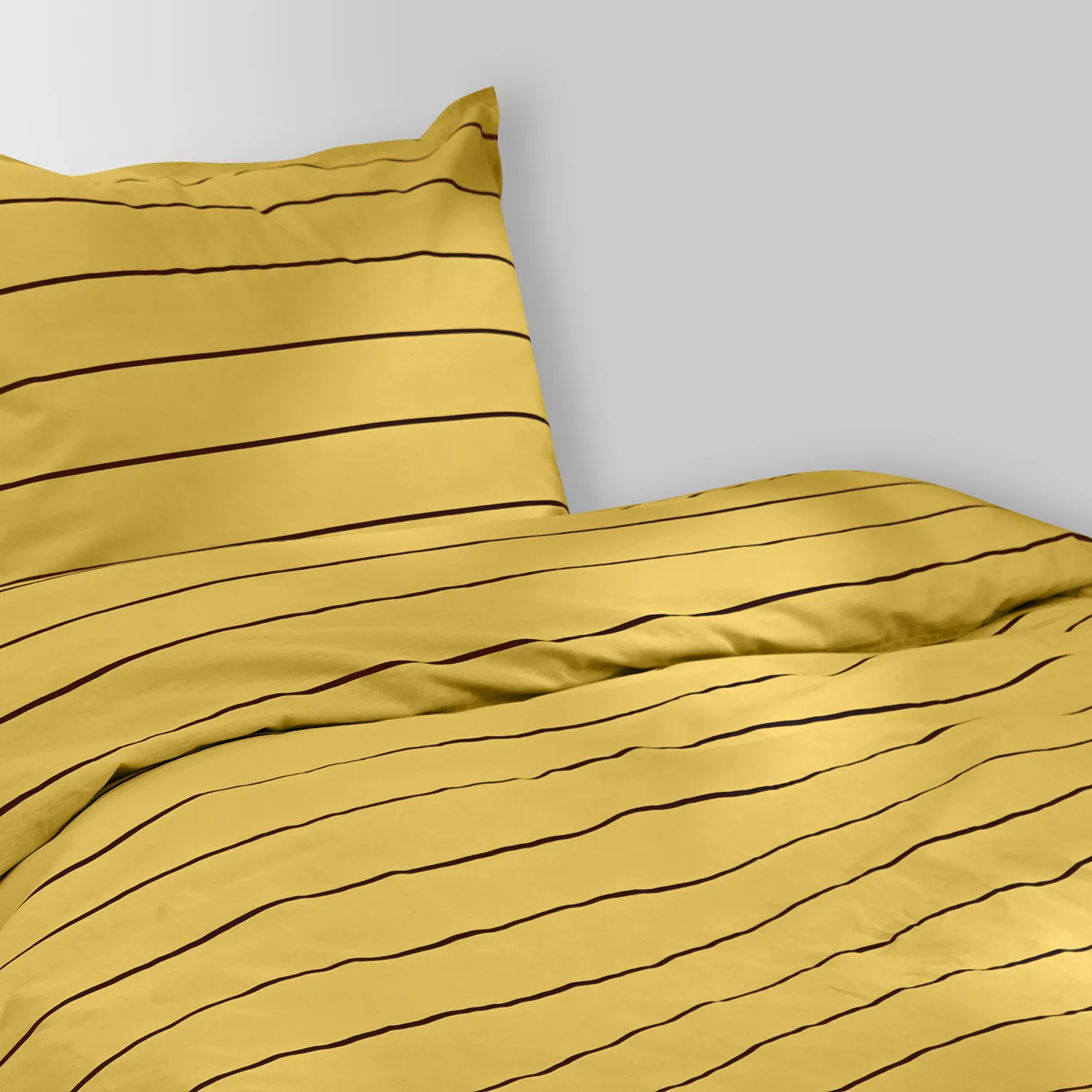 Dekbedovertrekset - Isadora (mosterd)