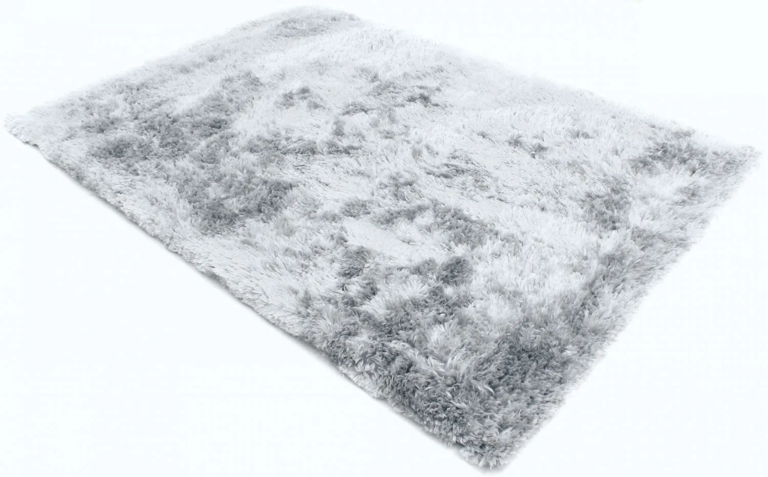 Hoogpolig vloerkleed - Janjira (zilver)