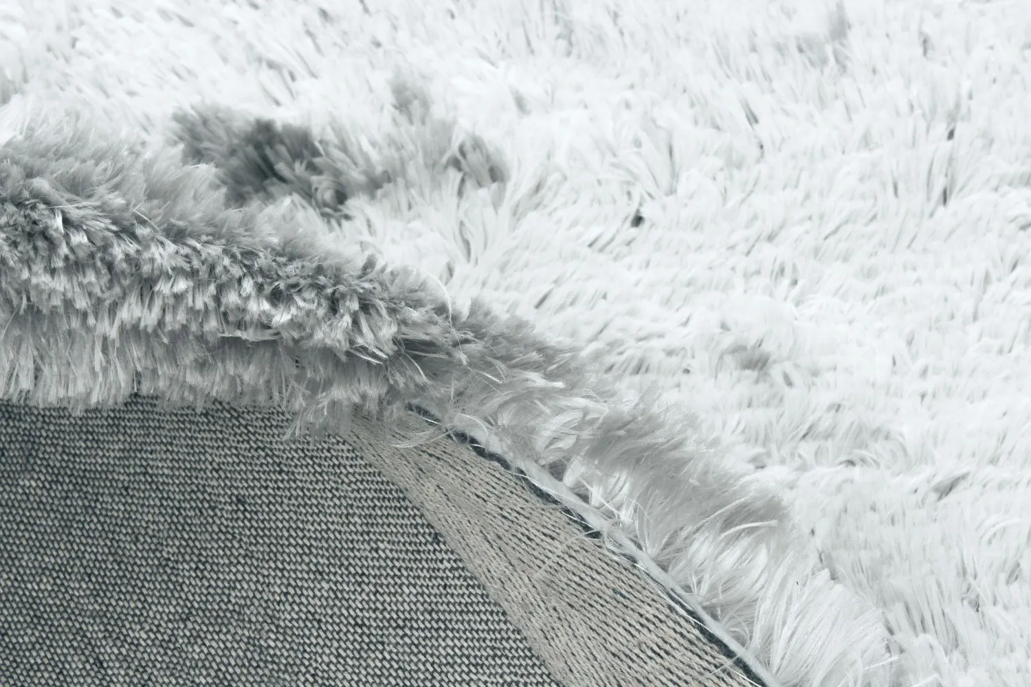 Hoogpolig vloerkleed - Janjira (zilver)