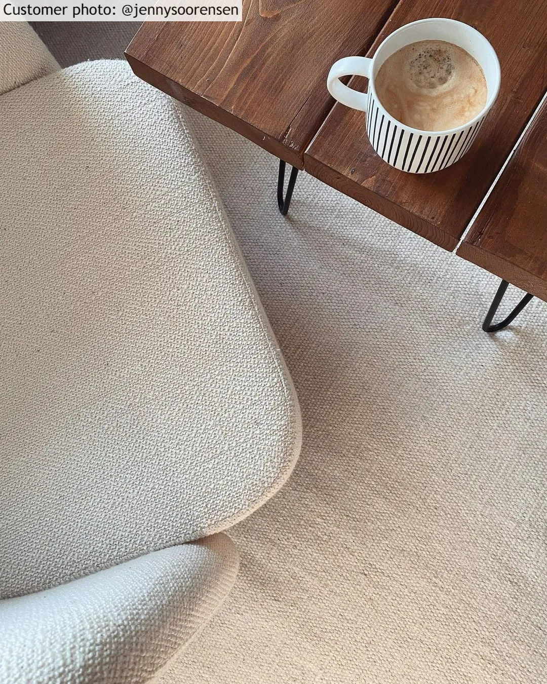 Wollen-vloerkleed - Hamilton (wit)