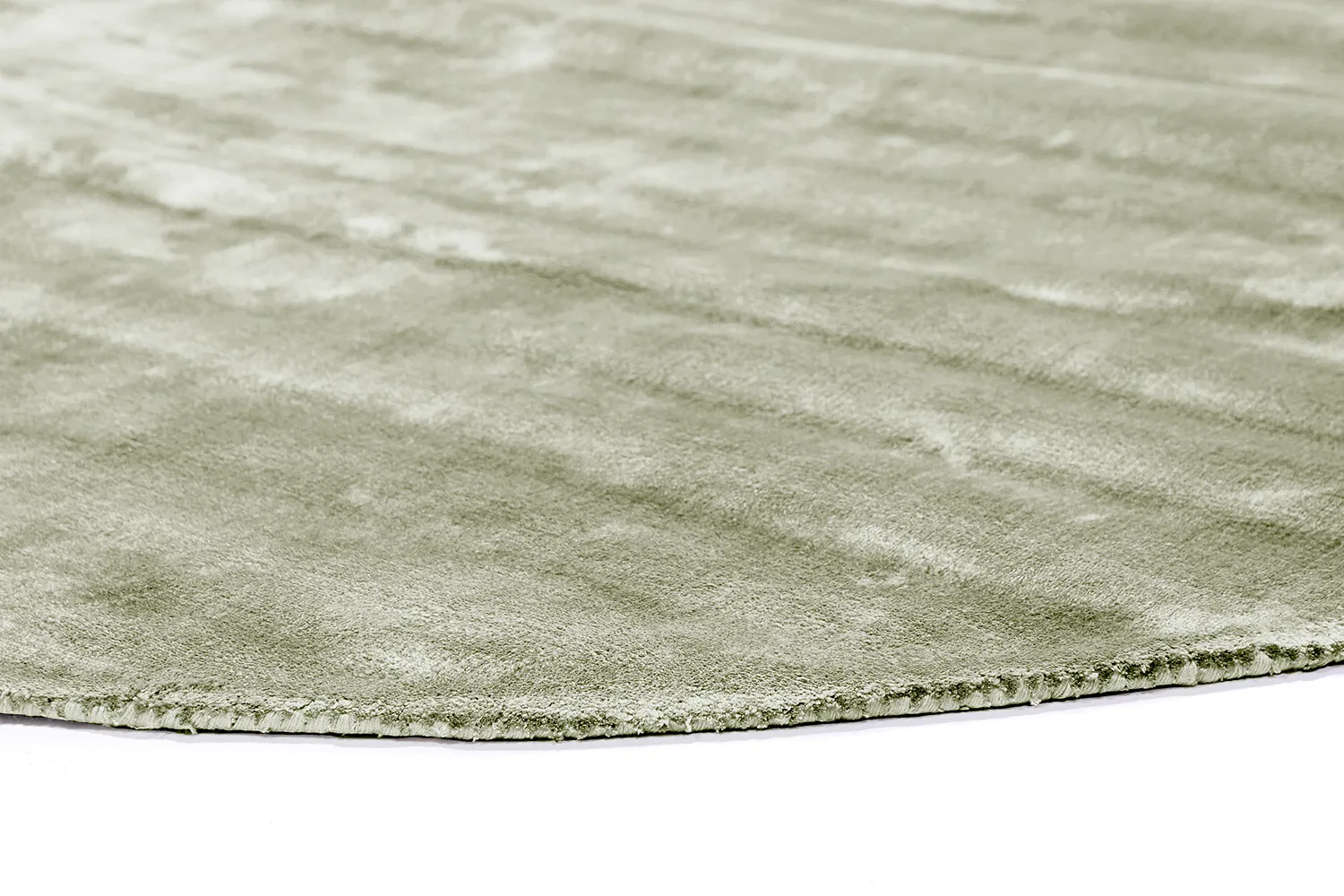 Ovaal viscose-vloerkleed - Jodhpur Special Luxury Edition (groen)