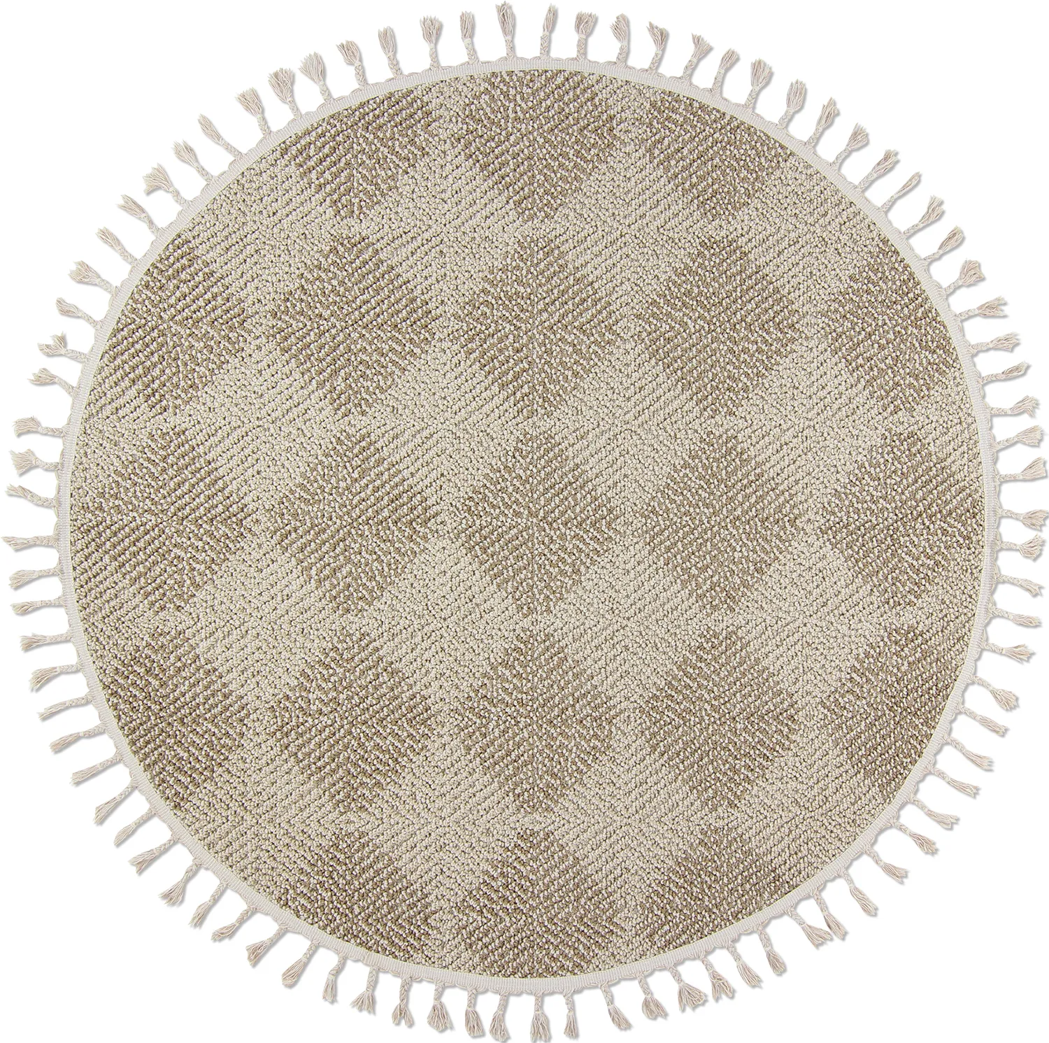 Ronde vloerkleden - Indoor/Outdoor Dakota (beige)