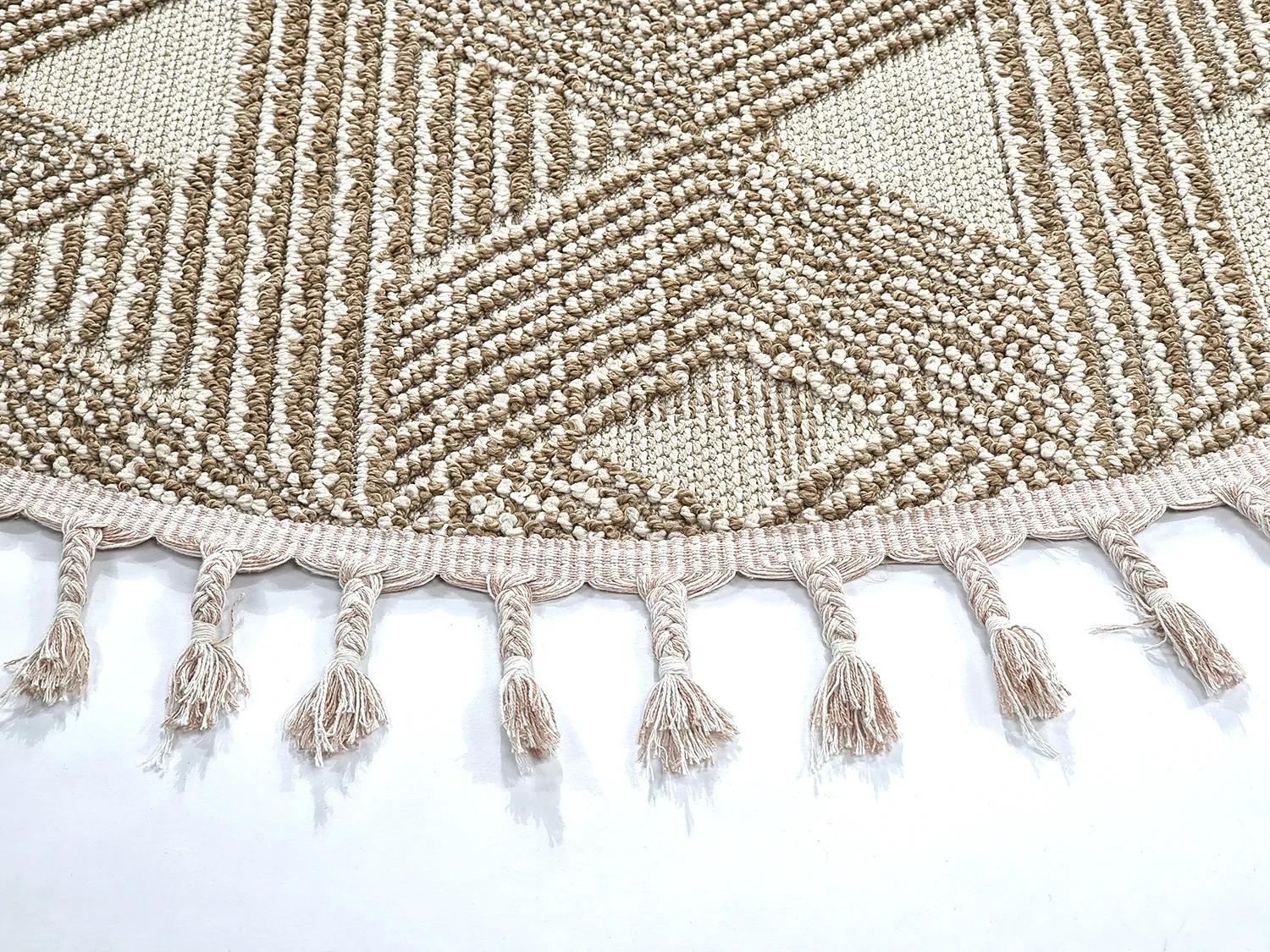 Ronde vloerkleden - Indoor/Outdoor Lennon (beige)