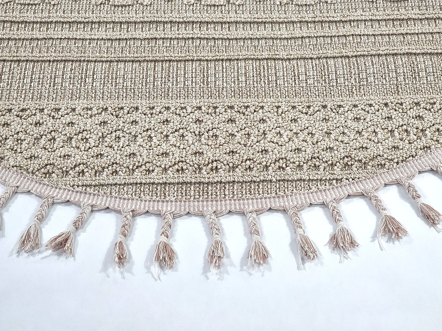 Ronde vloerkleden - Indoor/Outdoor Athena (beige)