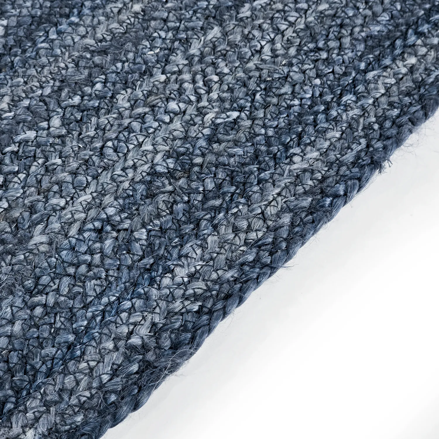 Jute-vloerkleed - Amasia (blauw)