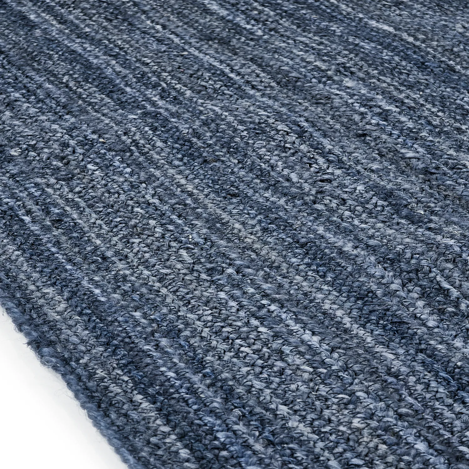 Jute-vloerkleed - Amasia (blauw)