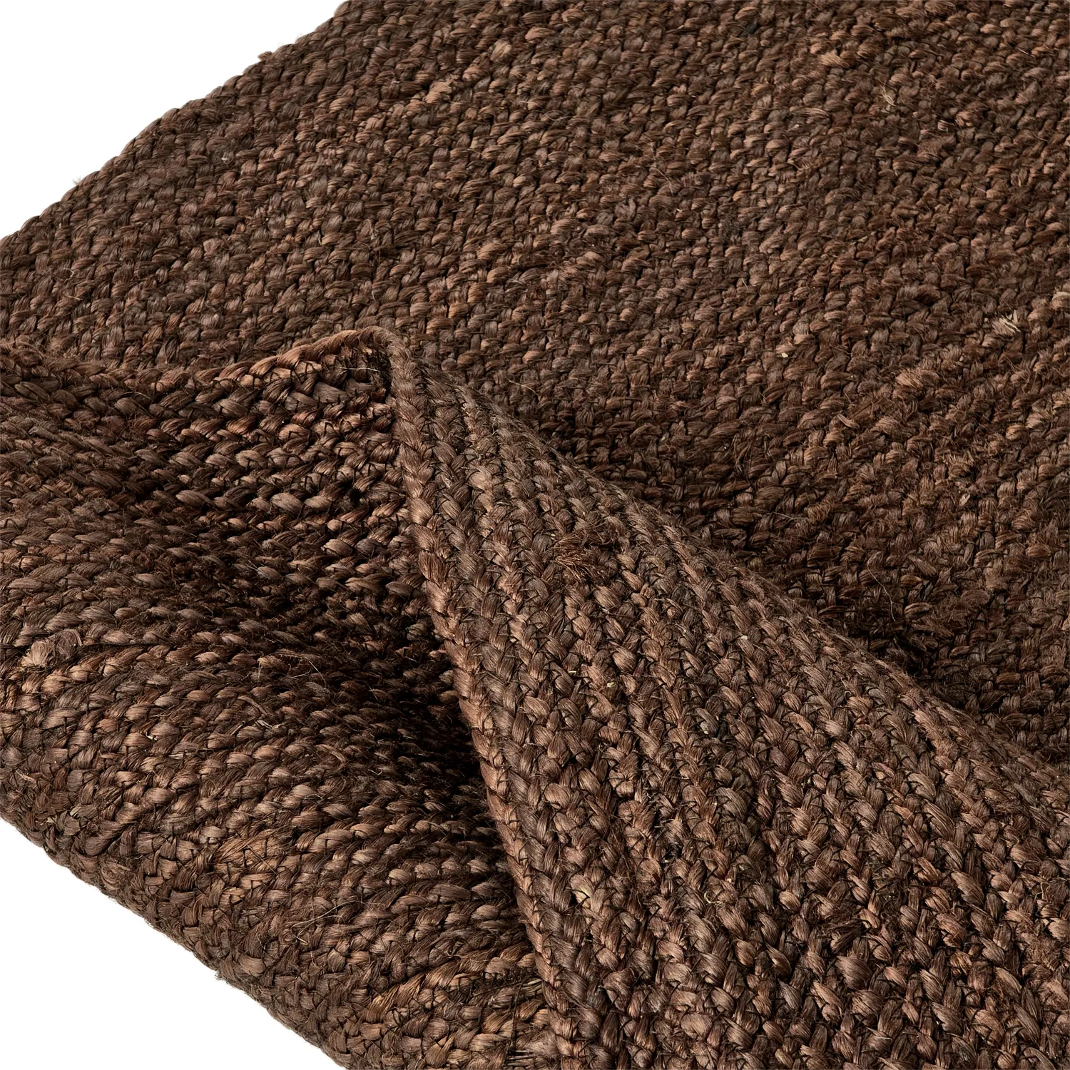 Rond jute vloerkleed - Amasia (bruin)