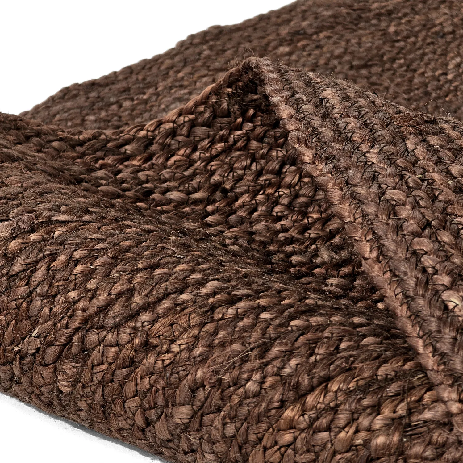 Rond jute vloerkleed - Amasia (bruin)