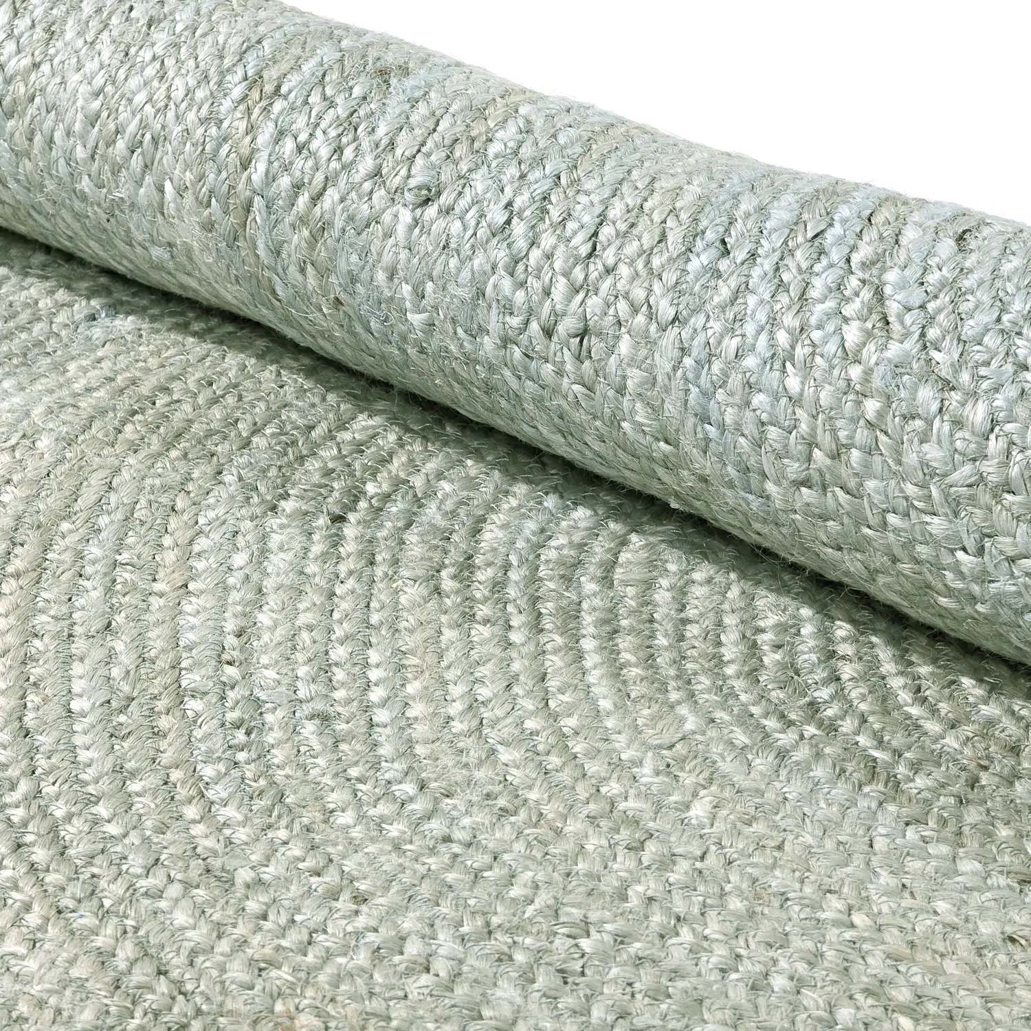 Rond jute vloerkleed - Amasia (grijs)