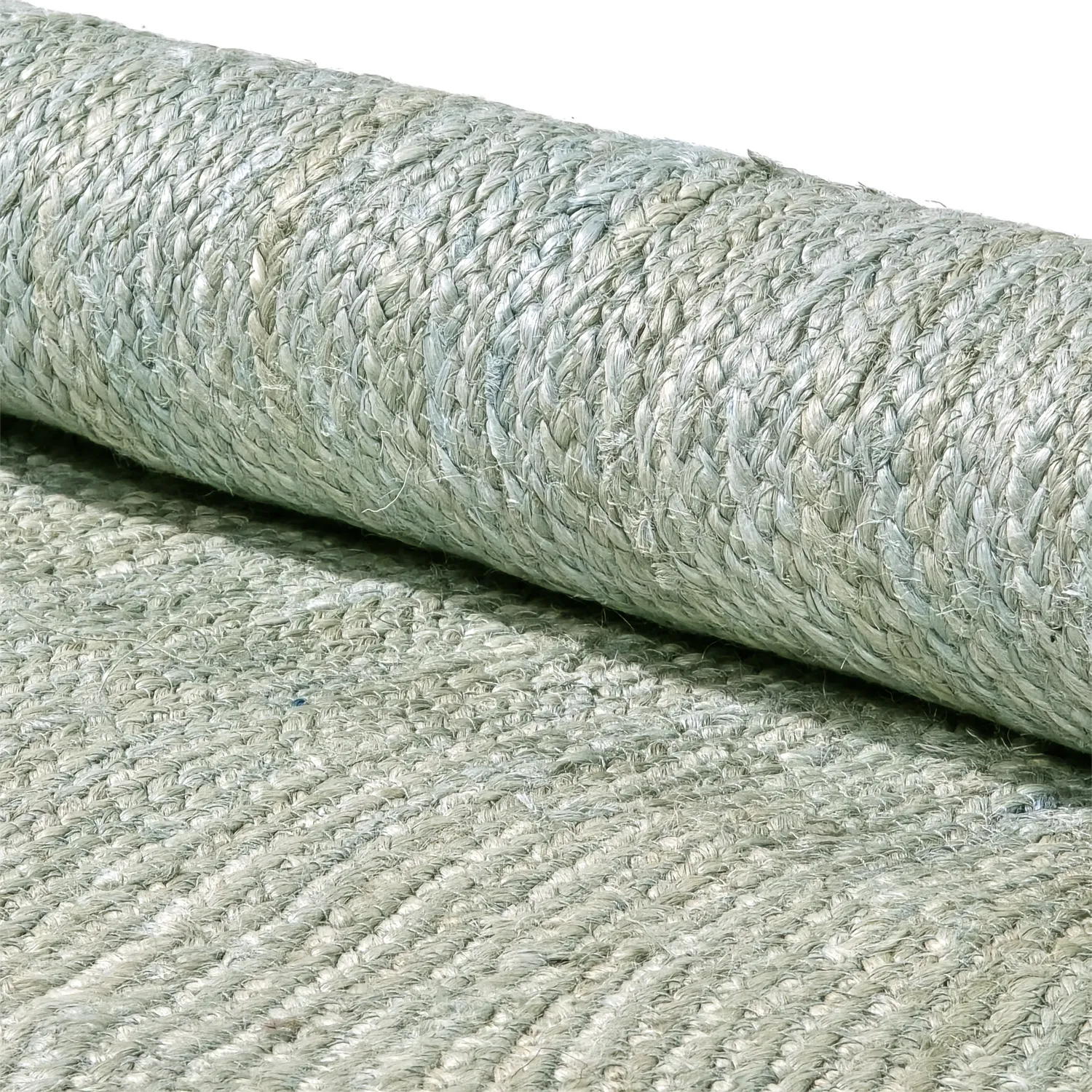 Rond jute vloerkleed - Amasia (grijs)