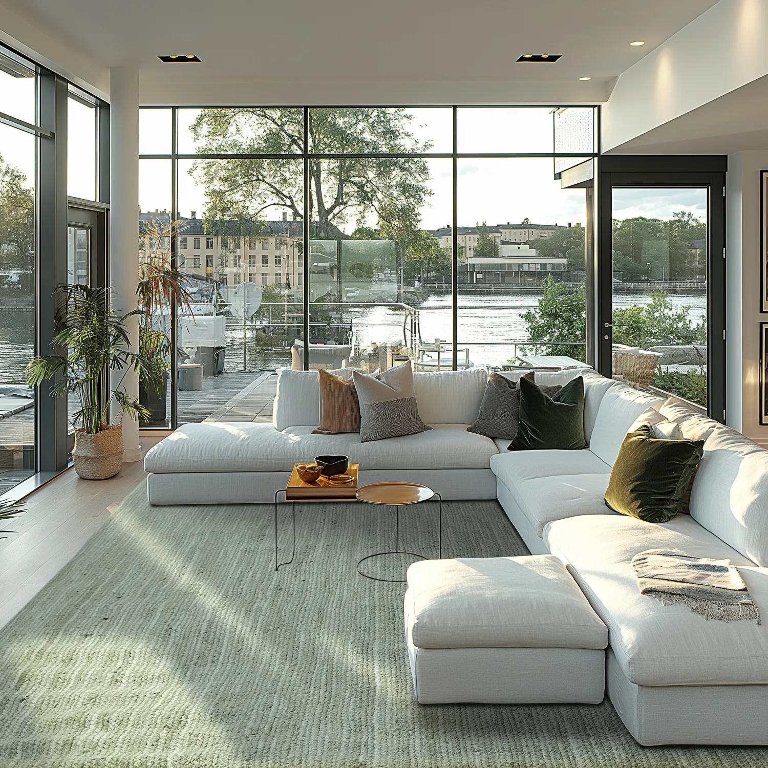 Jute-vloerkleed - Amasia (grijs)