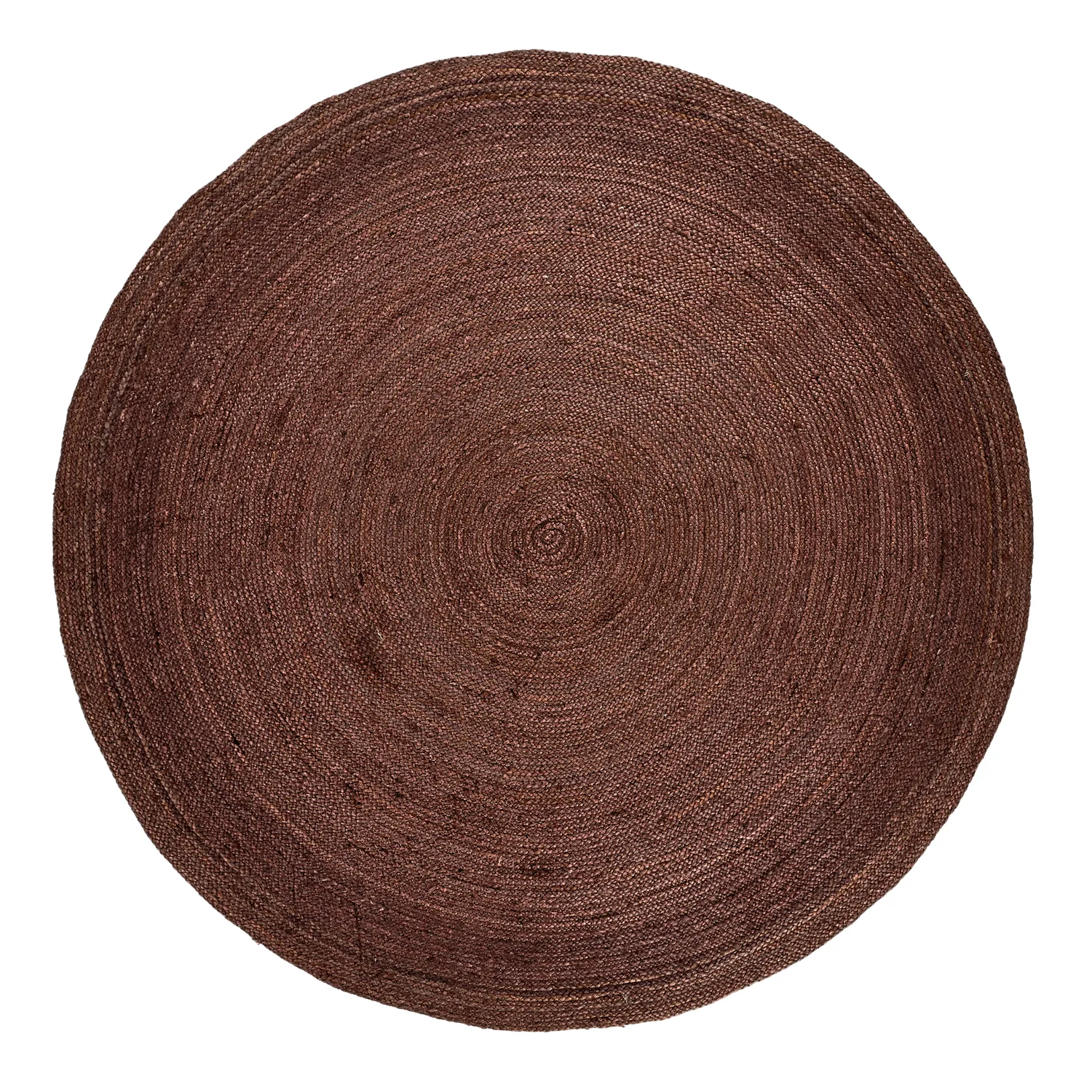 Rond jute vloerkleed - Amasia (koffie)