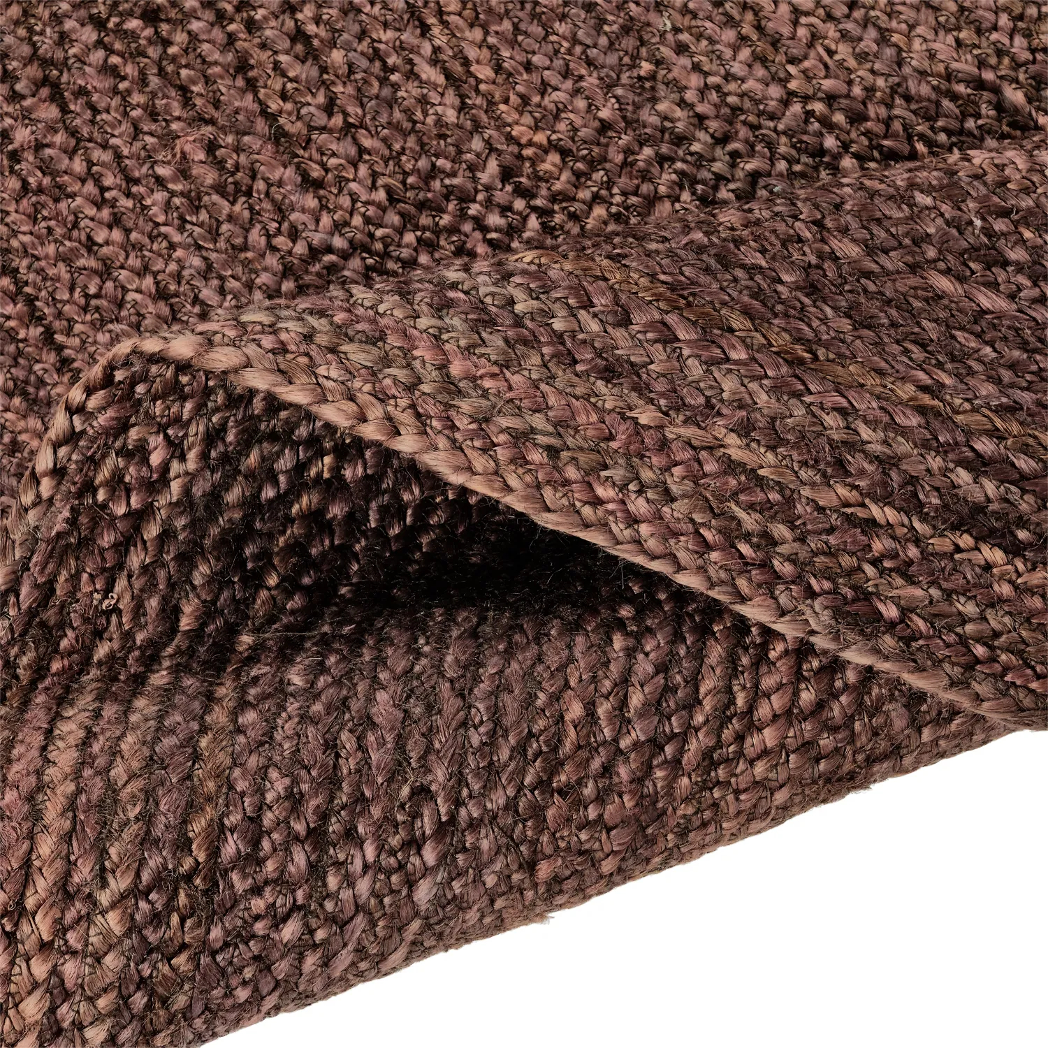 Rond jute vloerkleed - Amasia (koffie)