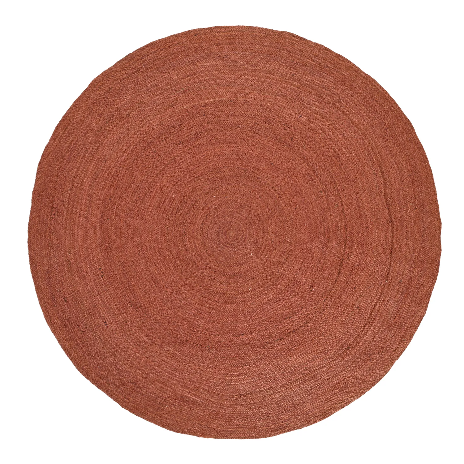 Rond jute vloerkleed - Amasia (kastanje)