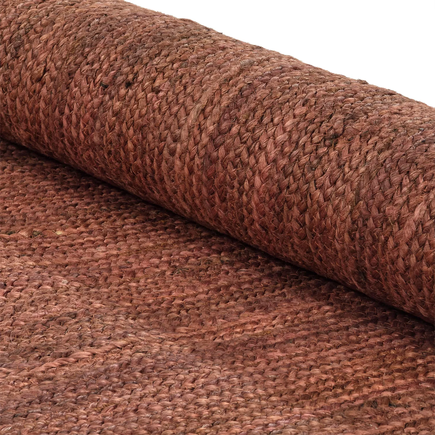 Jute-vloerkleed - Amasia (kastanje)