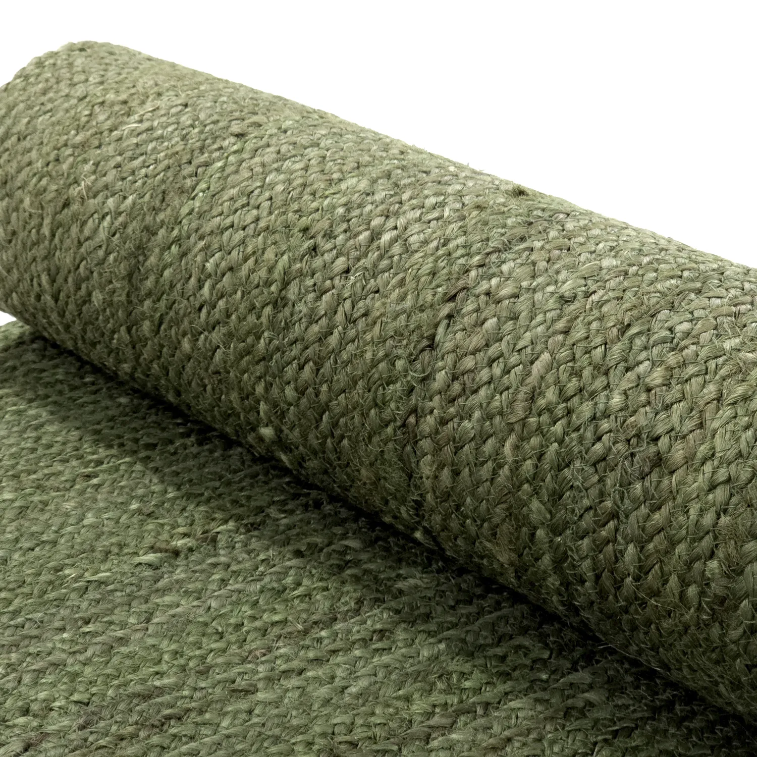 Jute-vloerkleed - Amasia (militair groen)