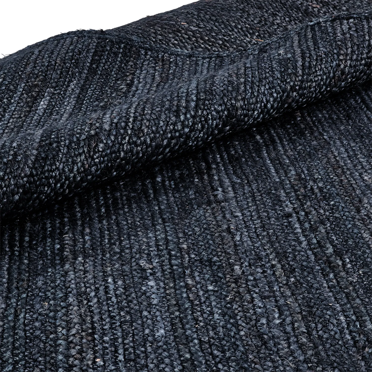 Jute-vloerkleed - Amasia (donkerblauw)