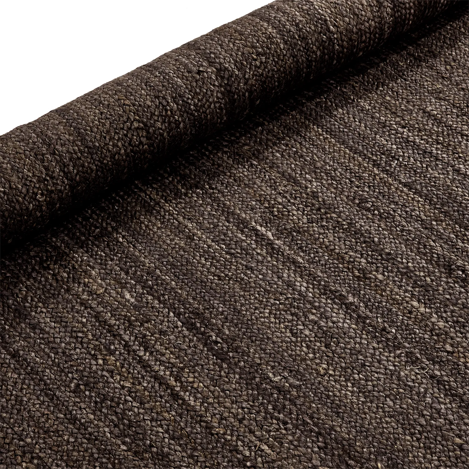 Jute-vloerkleed - Amasia (donker taupe)