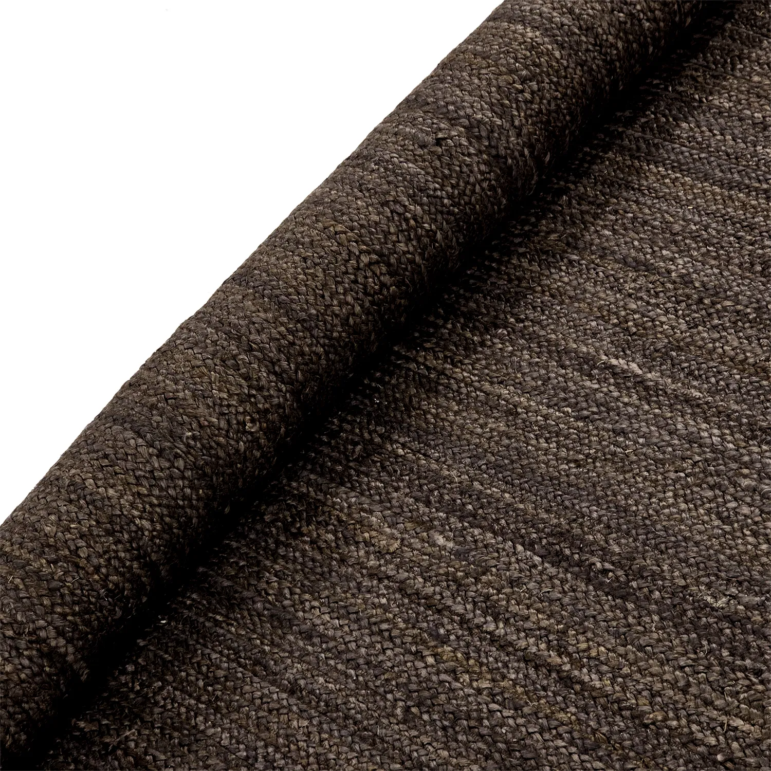 Jute-vloerkleed - Amasia (donker taupe)