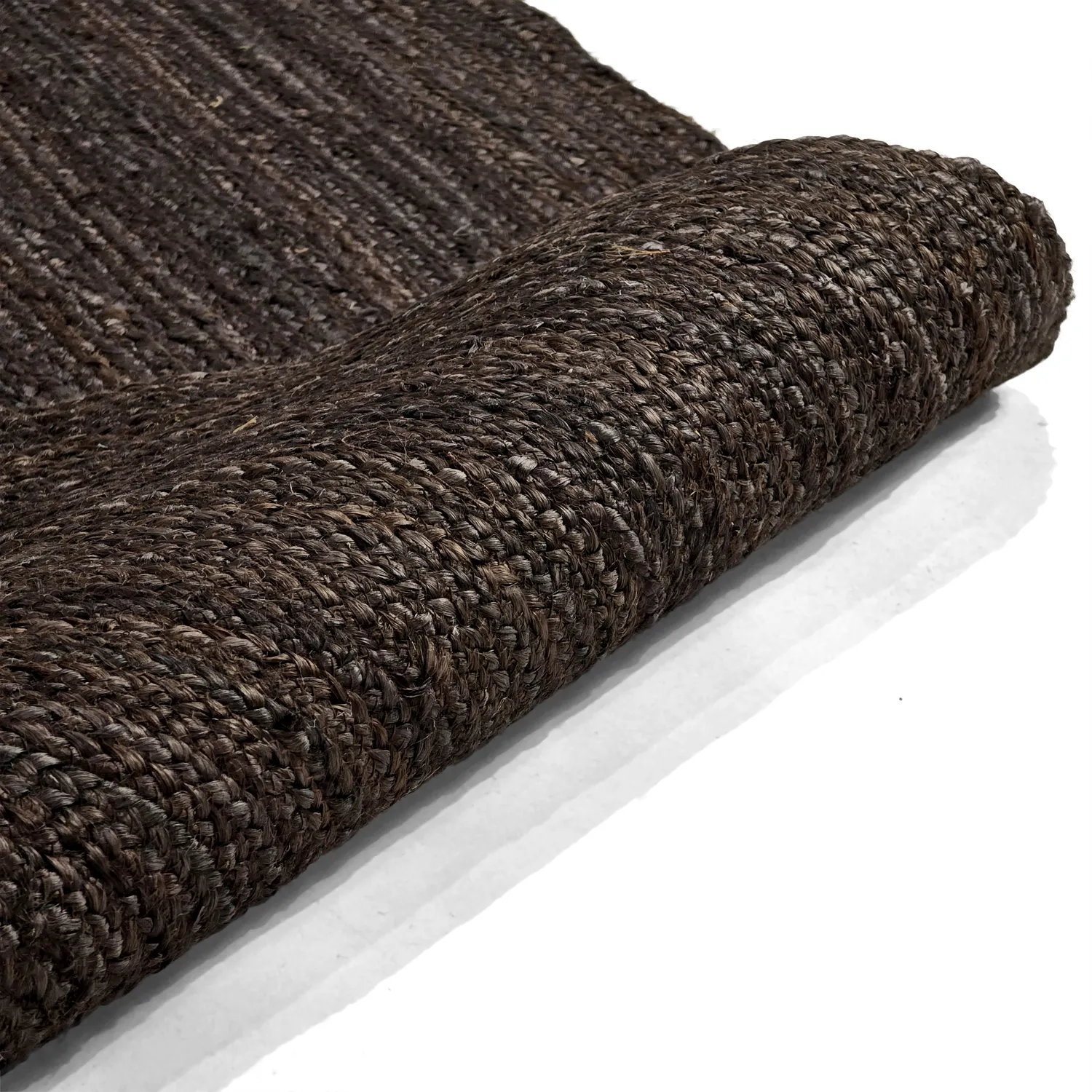 Jute-vloerkleed - Amasia (donker taupe)