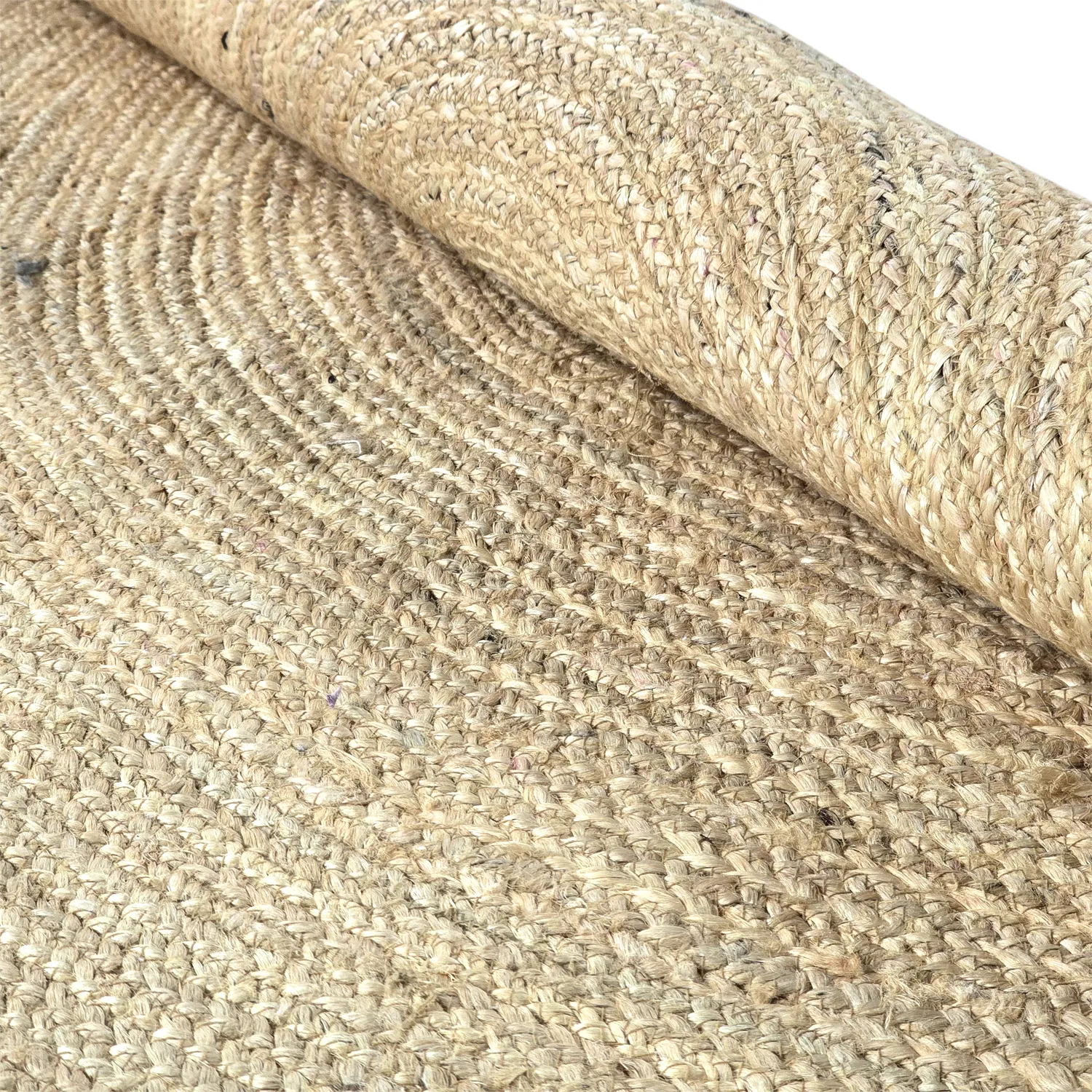 Rond jute vloerkleed - Amasia (natuur)