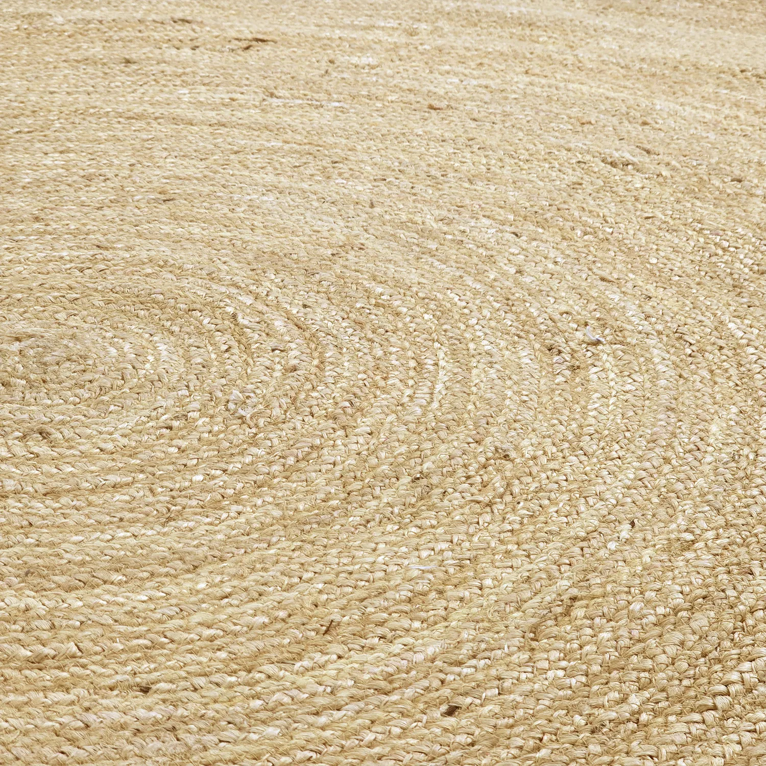 Rond jute vloerkleed - Amasia (natuur)