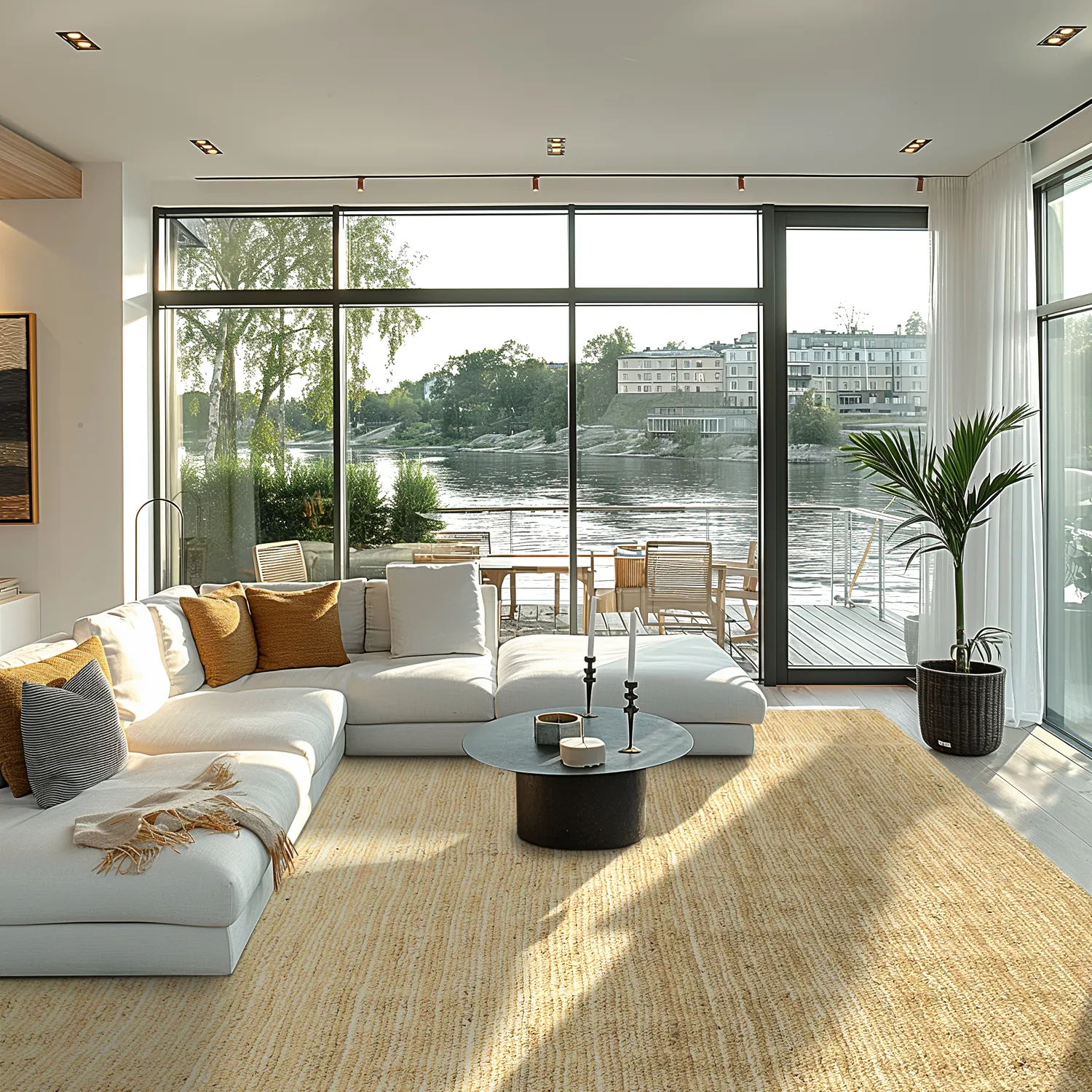 Jute-vloerkleed - Amasia (natuur)