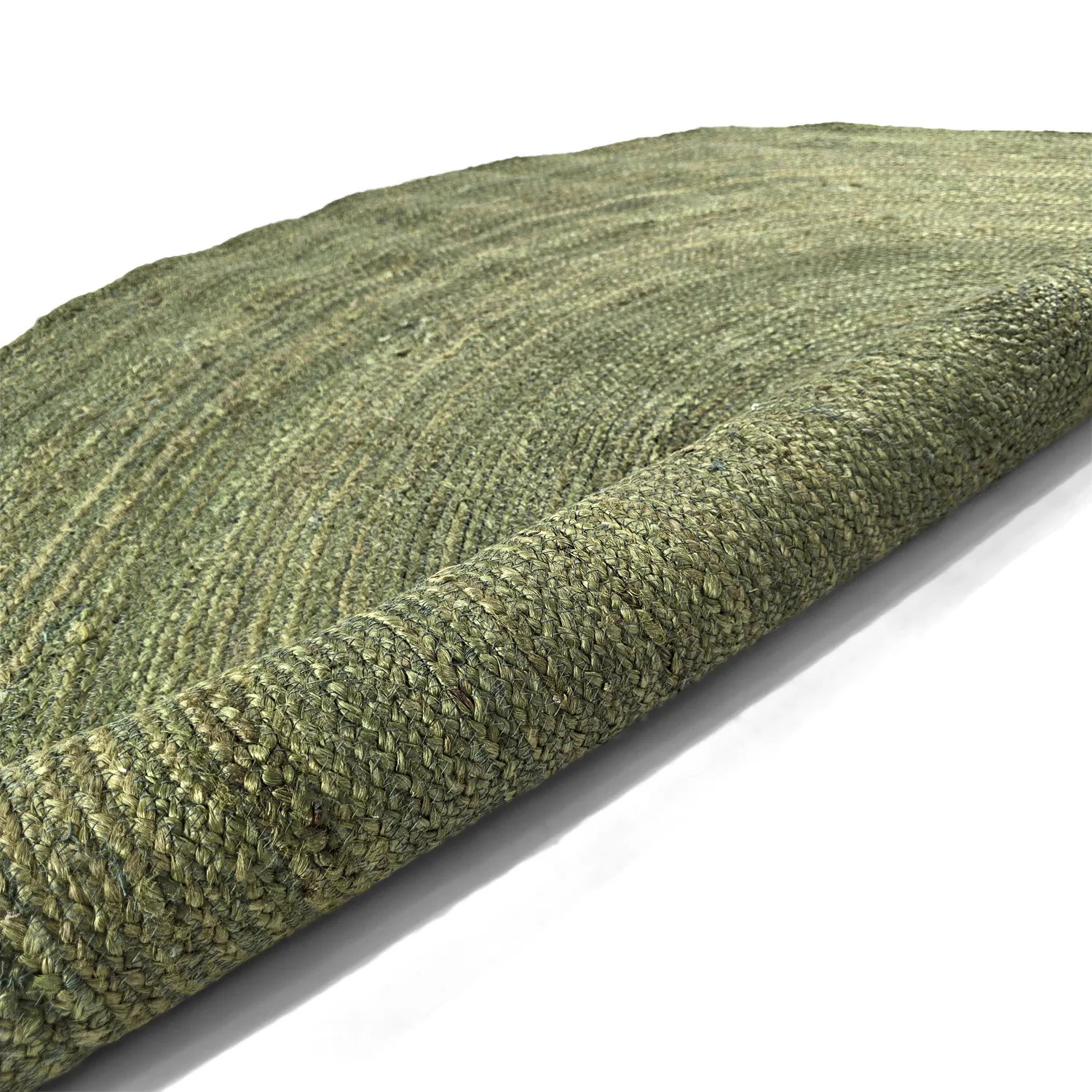 Rond jute vloerkleed - Amasia (olijf)