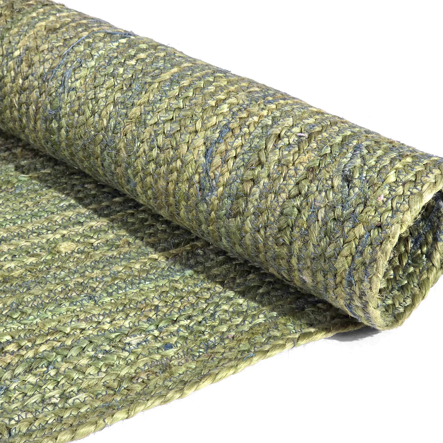 Rond jute vloerkleed - Amasia (olijf)