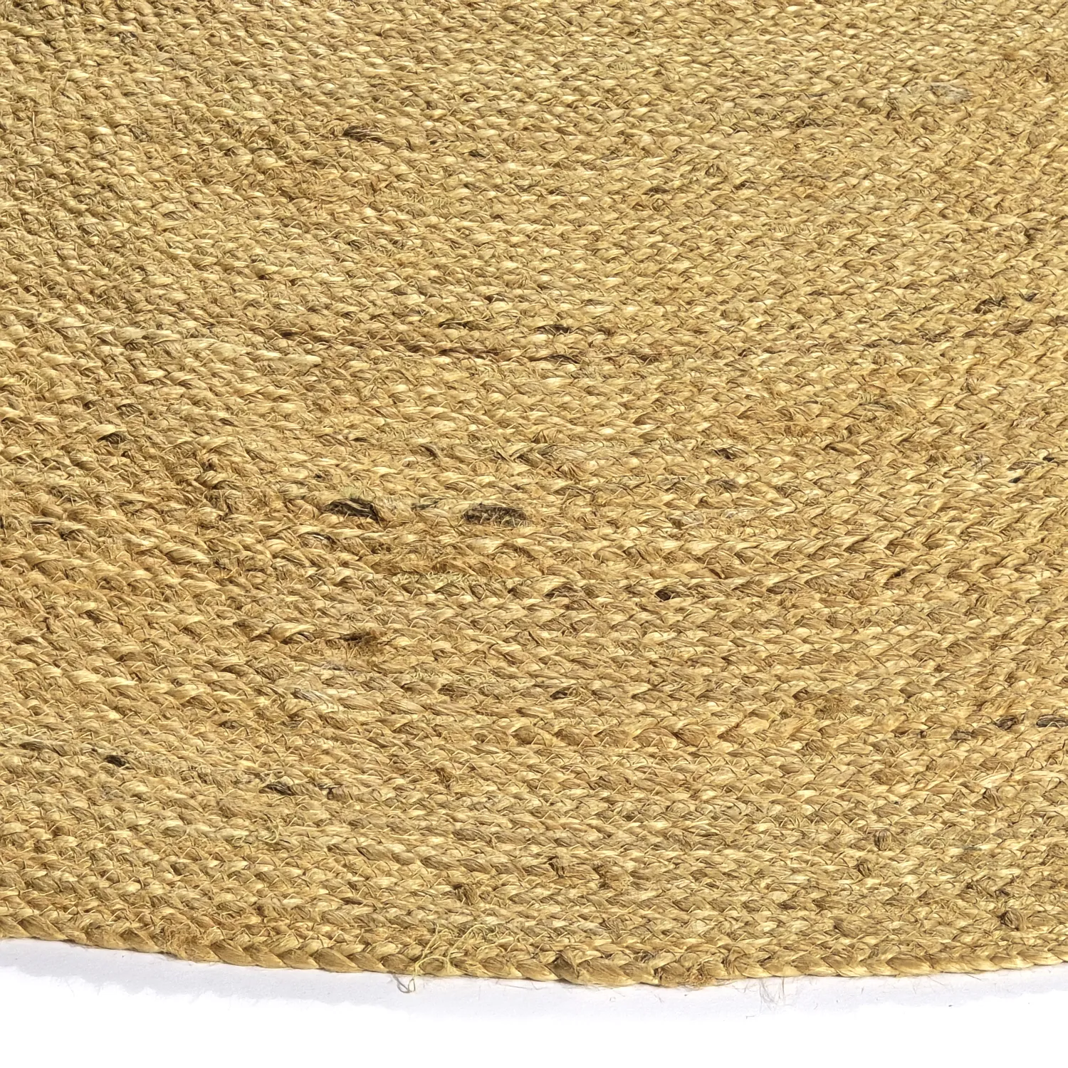 Rond jute vloerkleed - Amasia (oranje)