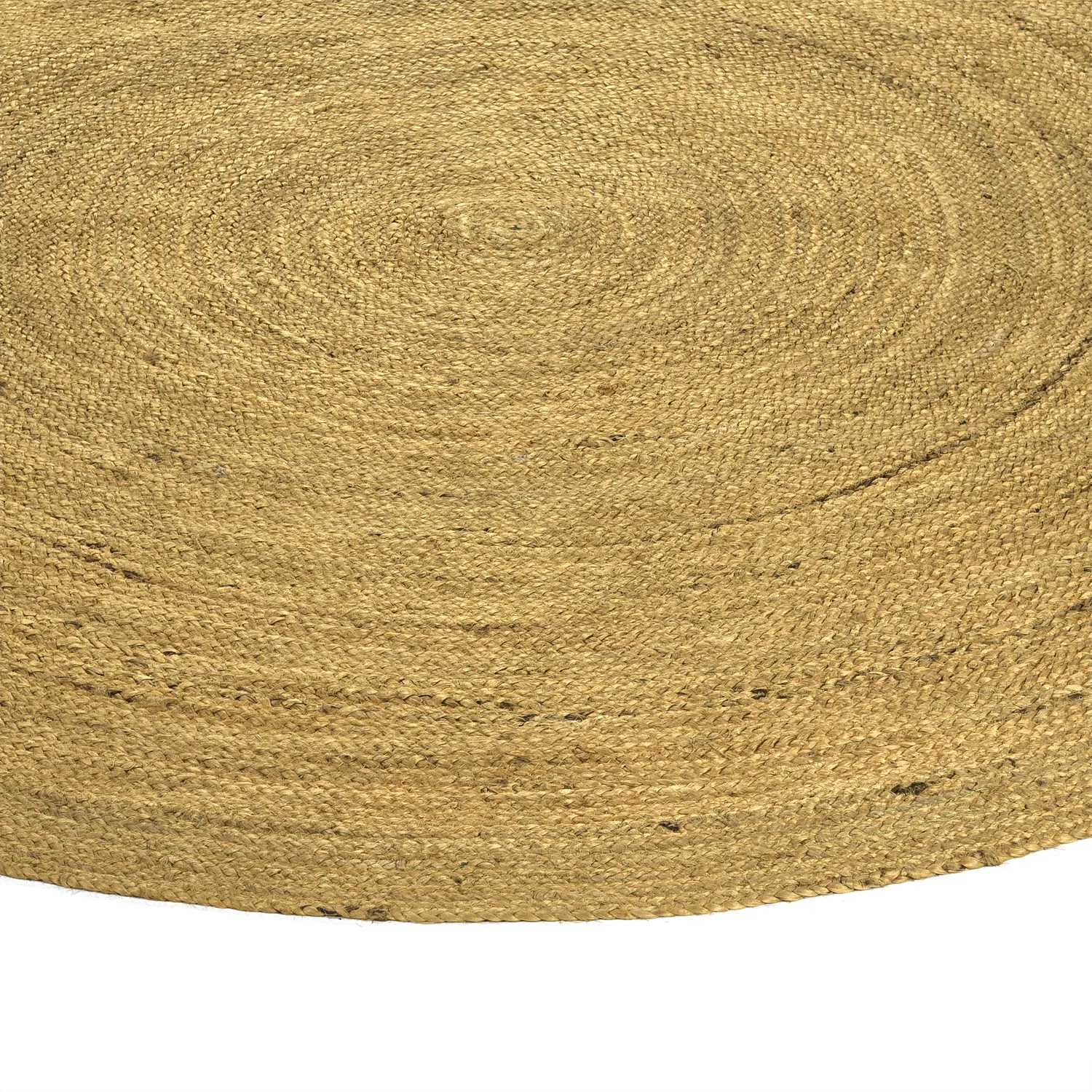 Rond jute vloerkleed - Amasia (oranje)