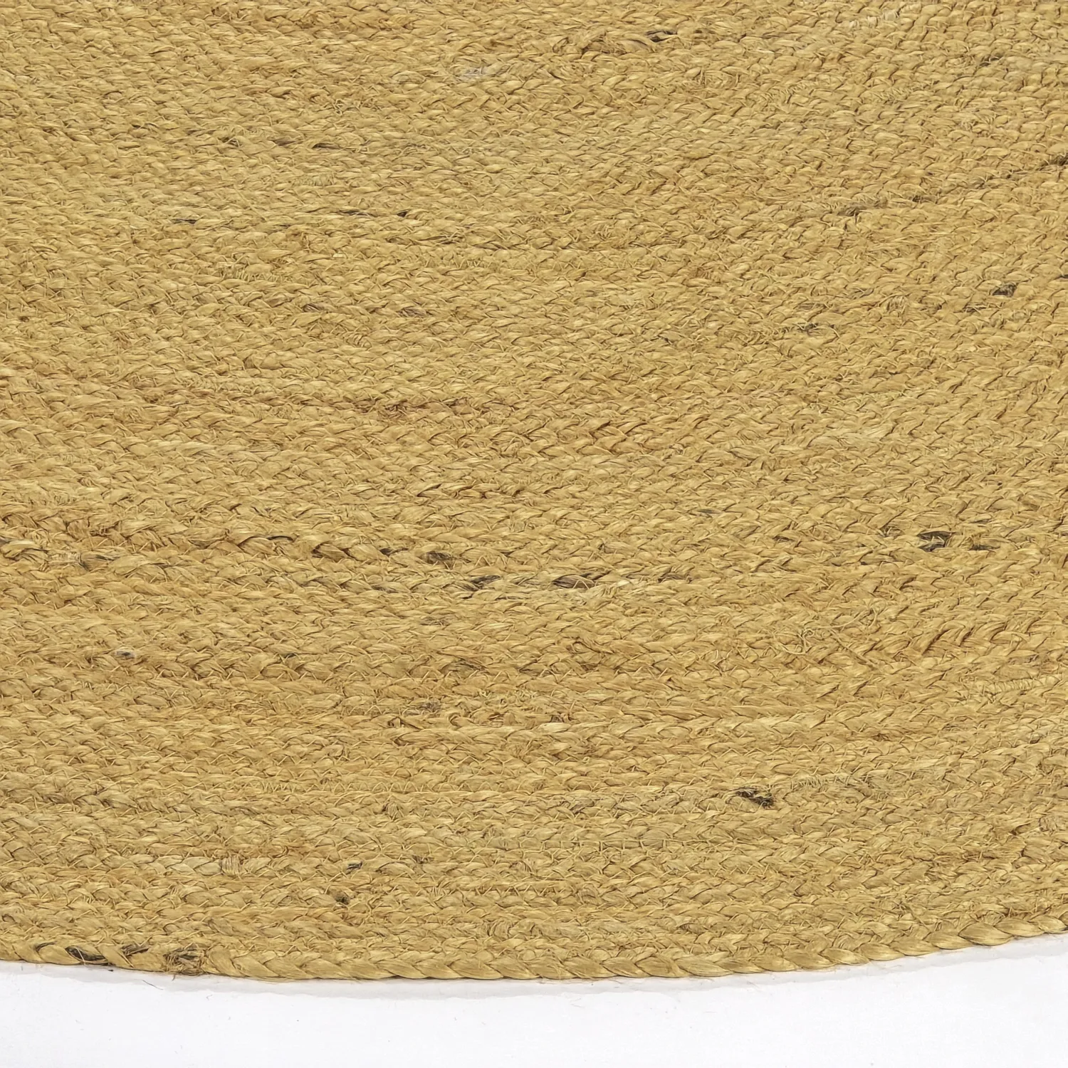 Rond jute vloerkleed - Amasia (oranje)