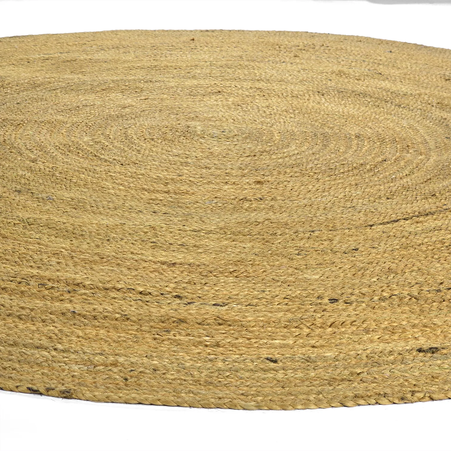 Rond jute vloerkleed - Amasia (oranje)