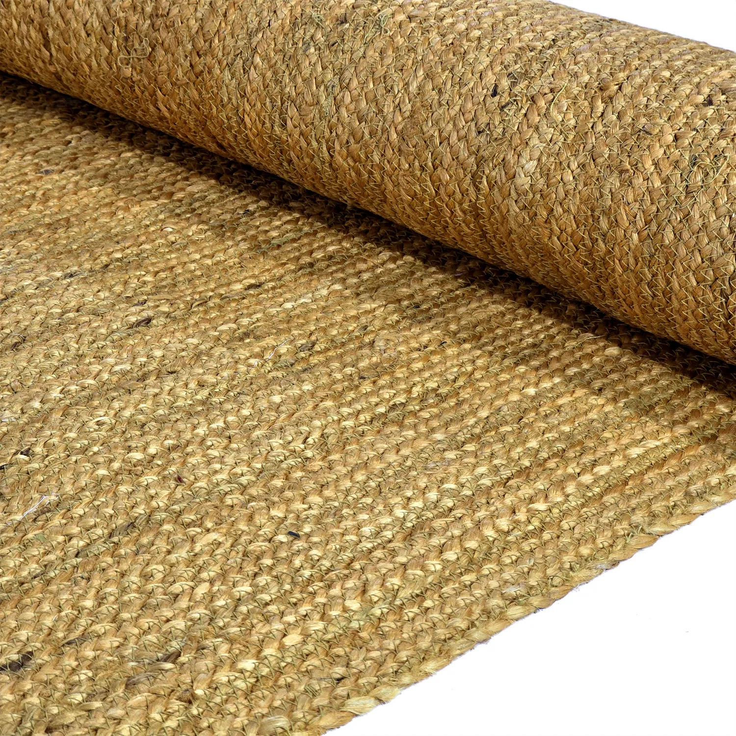 Jute-vloerkleed - Amasia (oranje)