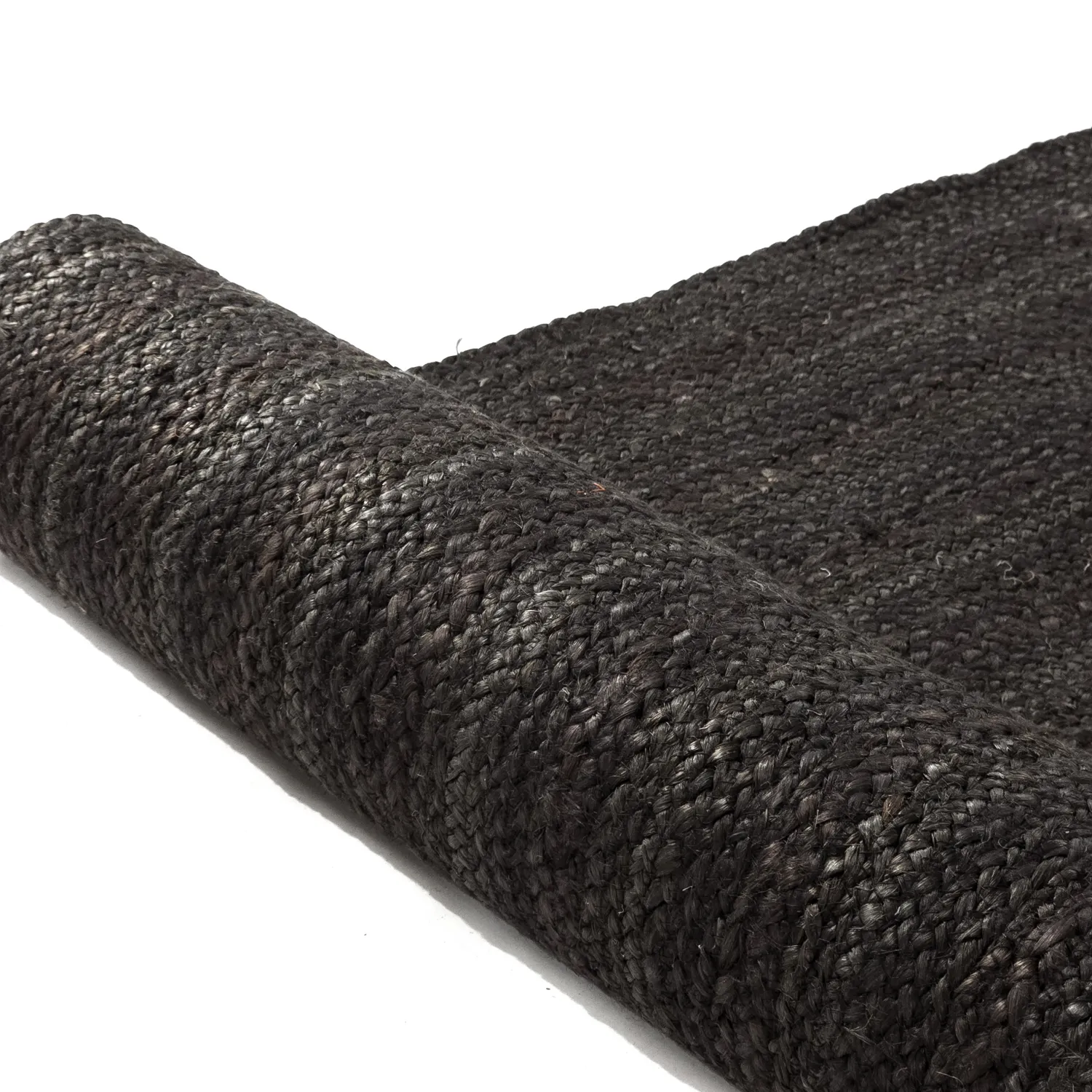 Jute-vloerkleed - Amasia (zwart)