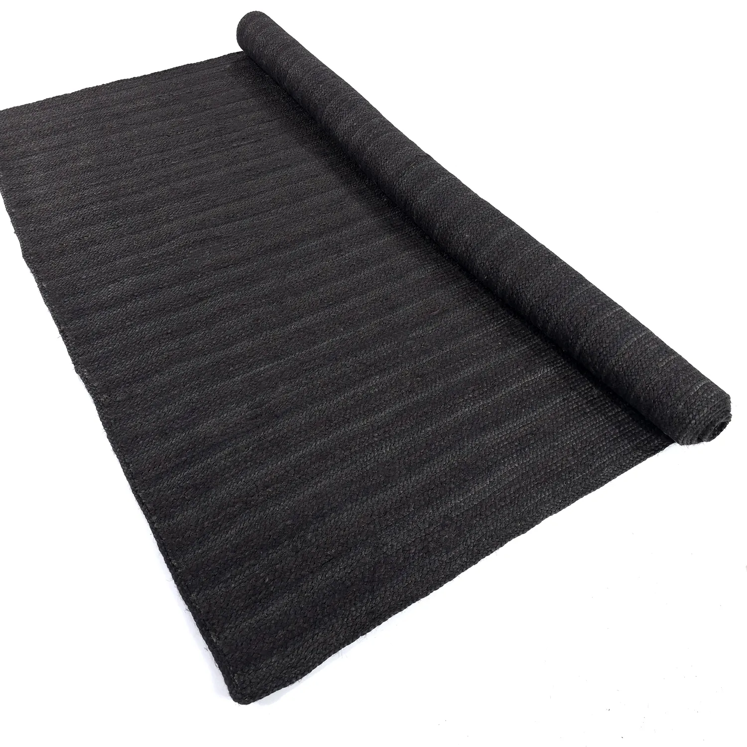Jute-vloerkleed - Amasia (zwart)