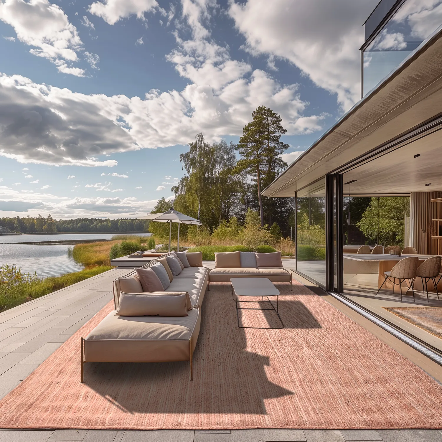 Jute-vloerkleed - Amasia (tan)