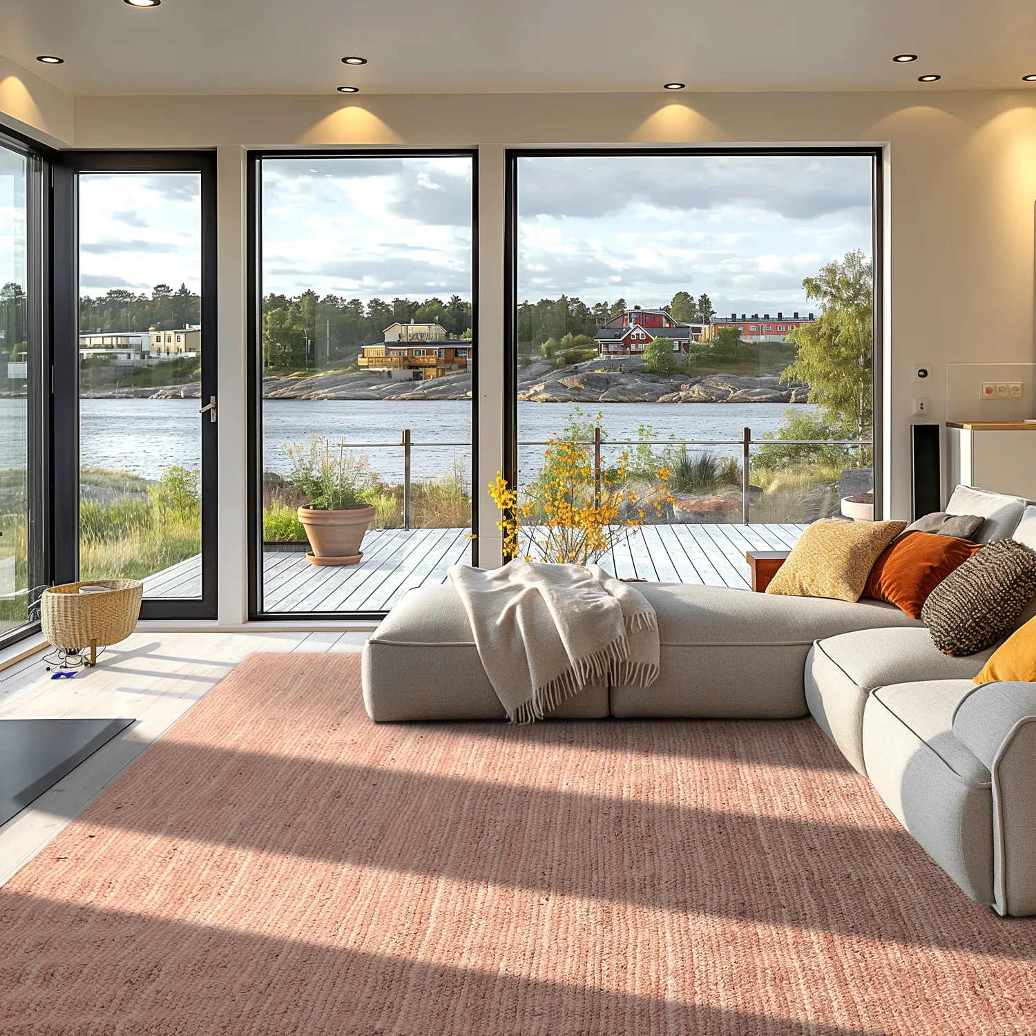 Jute-vloerkleed - Amasia (tan)