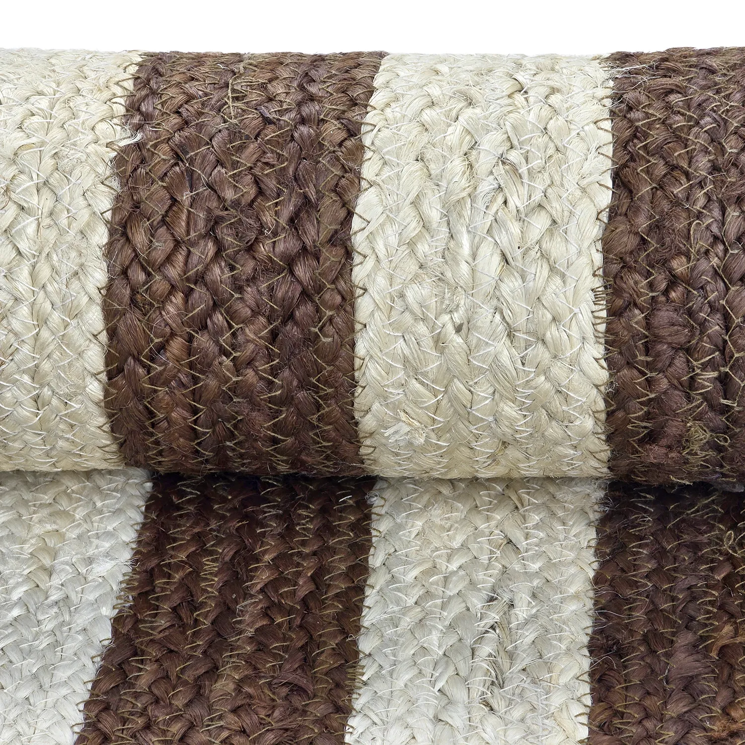 Jute-vloerkleed - Jessore (bruin/wit)