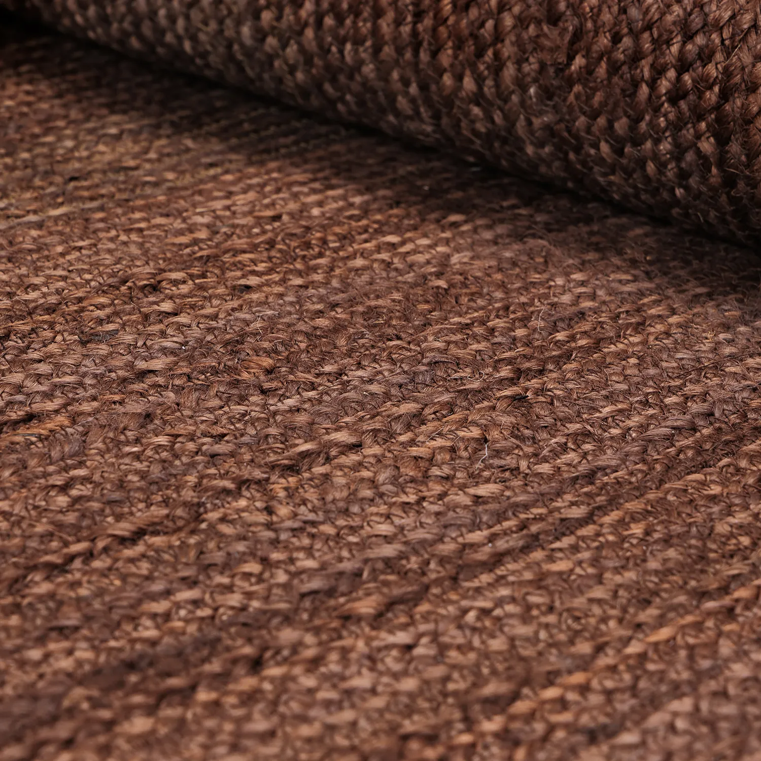 Jute-vloerkleed - Senaki (bruin/wit)