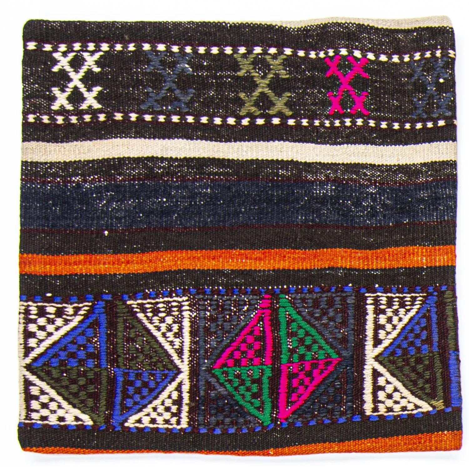 Kelim-kussens (kussensloop) 40 x 40 cm